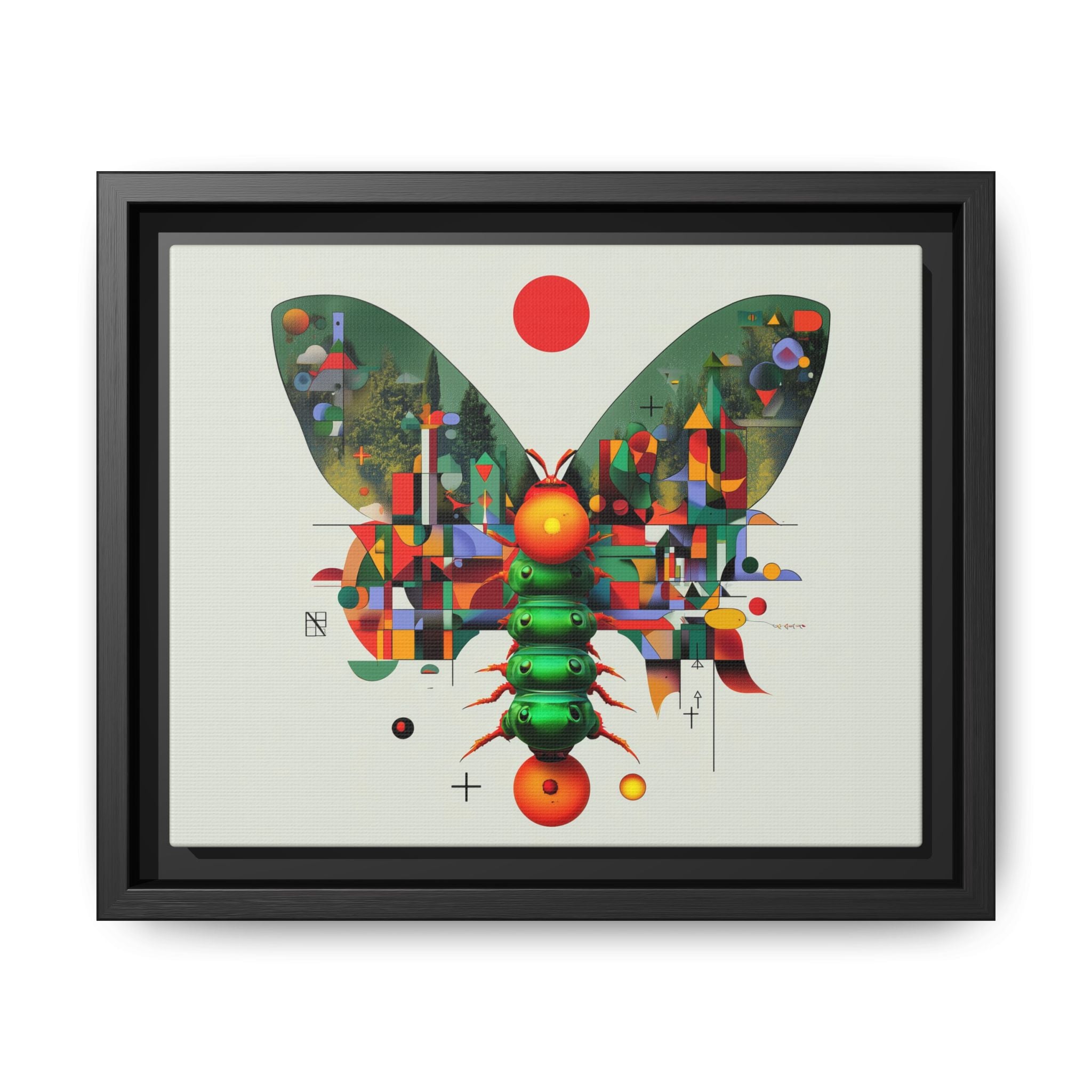 Metamorphic Geometry: Digital Butterfly Architecture, Cubist Nature Transformation   |    Custom Orders Available