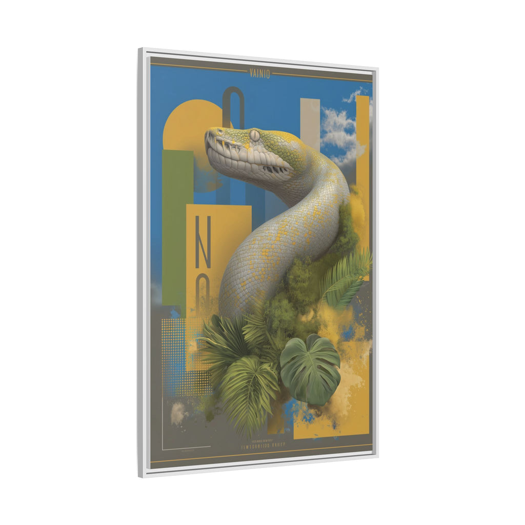Serpent's Geometry: Tropical Realism, Digital Wildlife Composition   |    Custom Orders Available