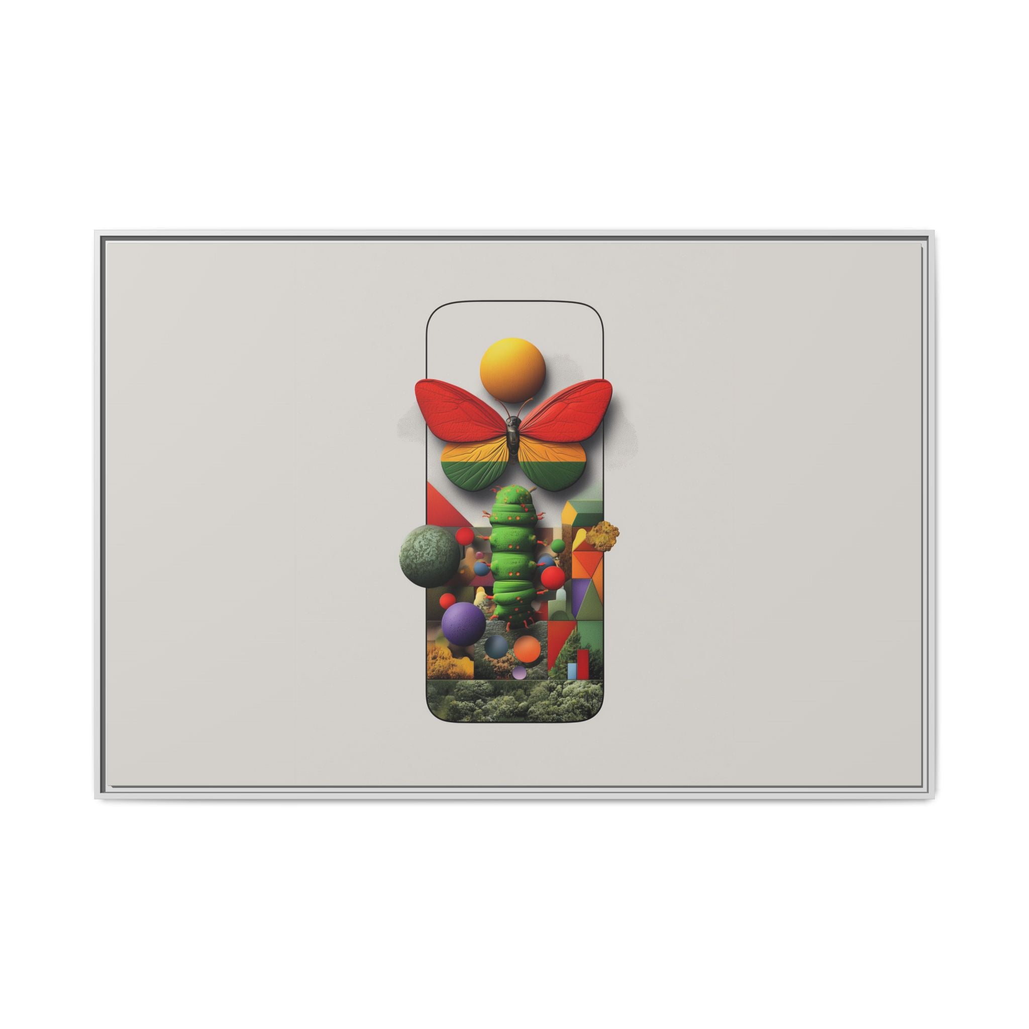 Digital Metamorphosis: Cybernetic Butterfly Realm, Surreal Tech Nature Composition   |    Custom Orders Available