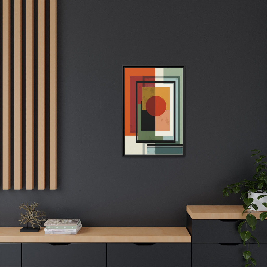 Geometric Harmonies: Mid-Century Modern Composition, Constructivist Inspiration, Abstract Rectangular Interplay   |   Custom Orders Accepted