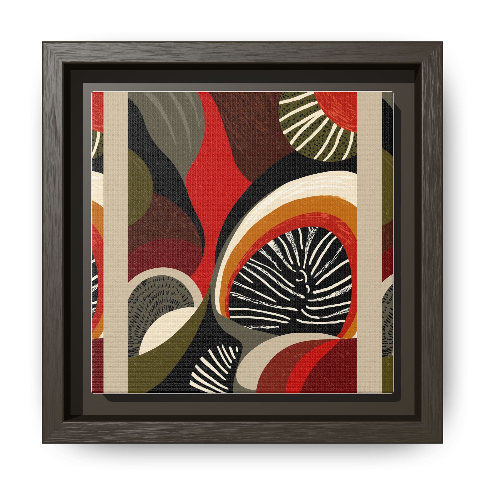 Geometric Rhythm: Abstract Composition, Mid-Century Modern Art, Radial Design Inspiration   |   Custom Orders Accepted