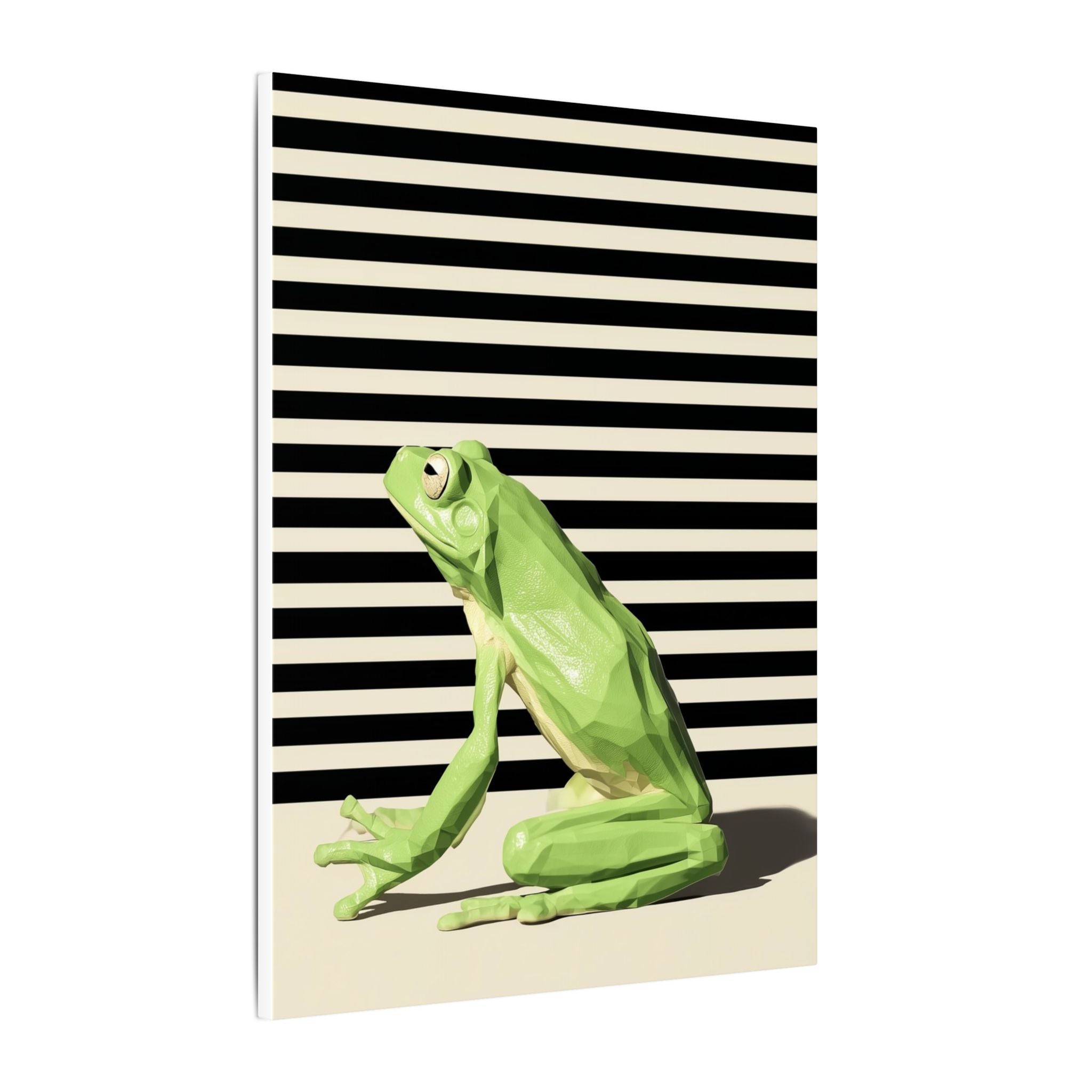 Geometric Frog: Low-Poly Wildlife Art, Modern Minimalist Design   |    Custom Orders Available