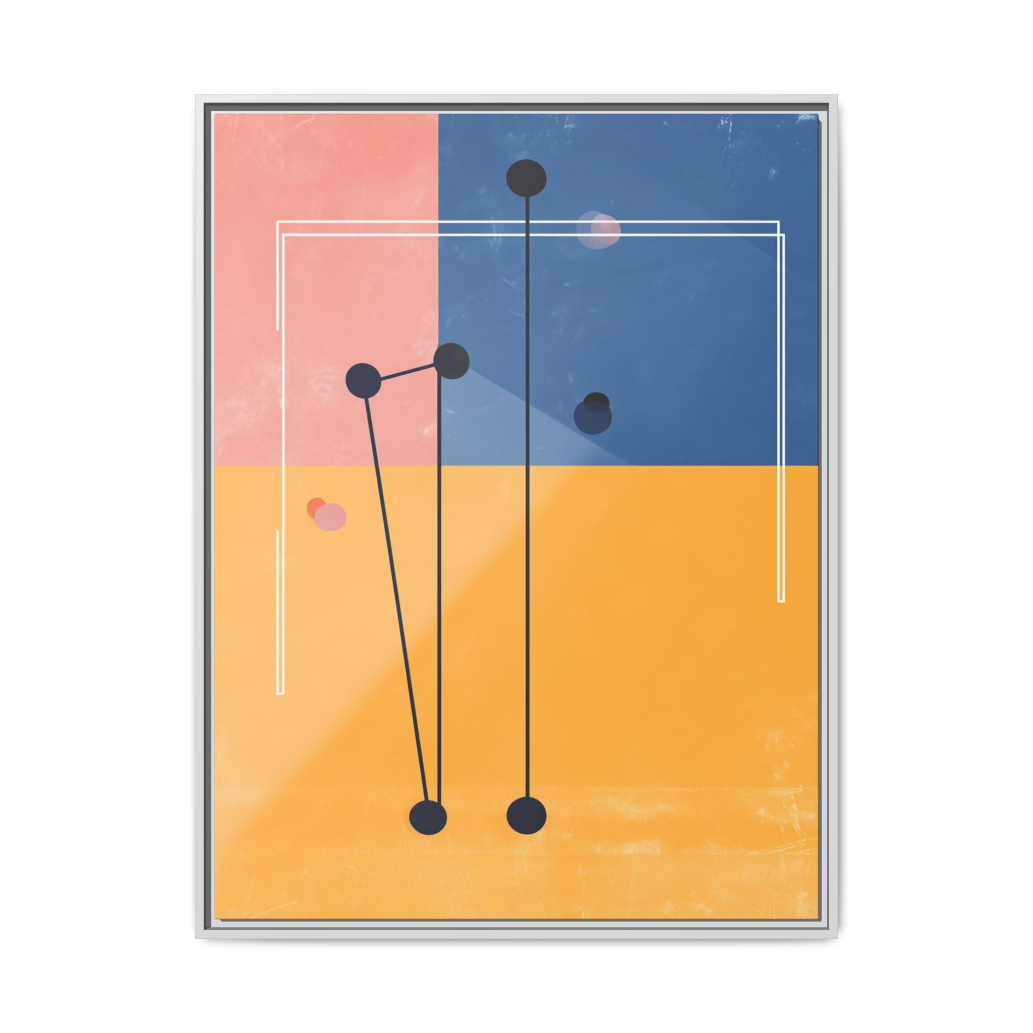 Nexus of Connection: Geometric Abstraction, Modernist Composition, Digital Color Blocks   |   Custom Orders Accepted