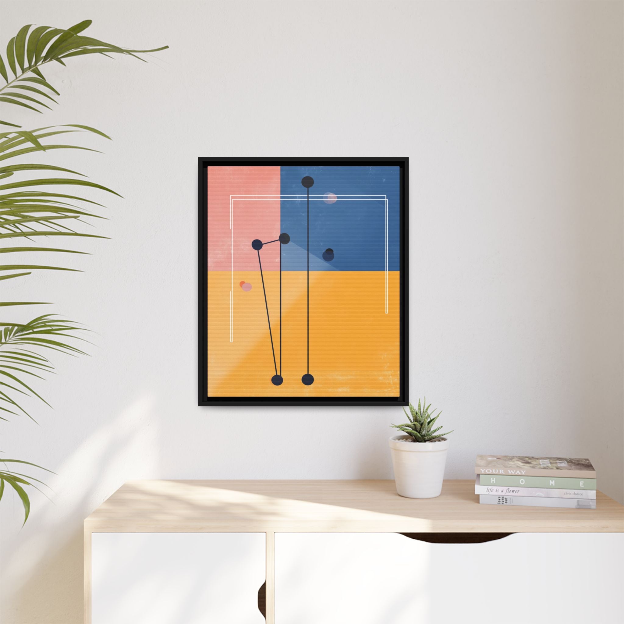 Nexus of Connection: Geometric Abstraction, Modernist Composition, Digital Color Blocks   |   Custom Orders Accepted