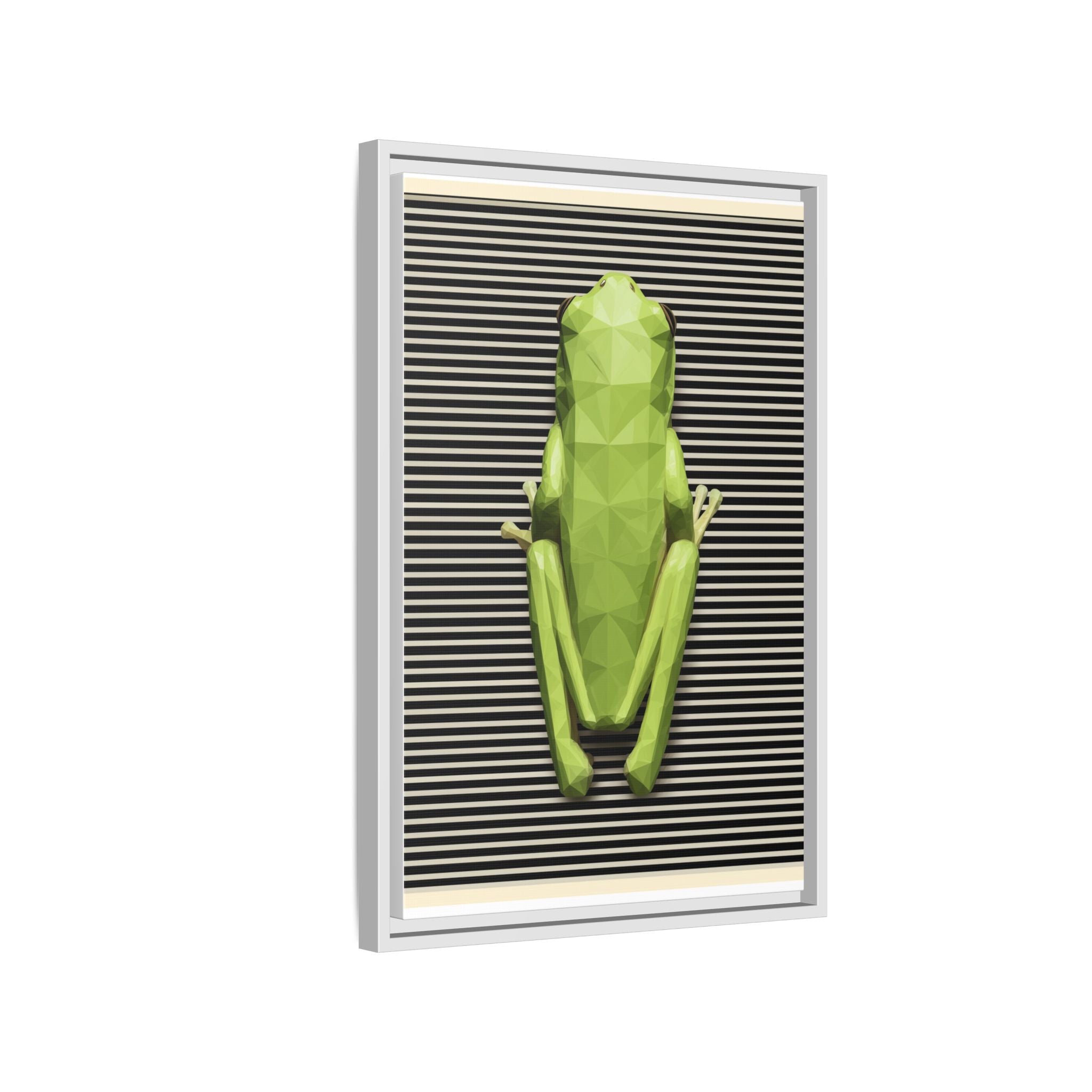 Geometric Amphibian: Low-Poly Frog Design, Digital Art Minimalism   |  Personalized & Custom Orders Available