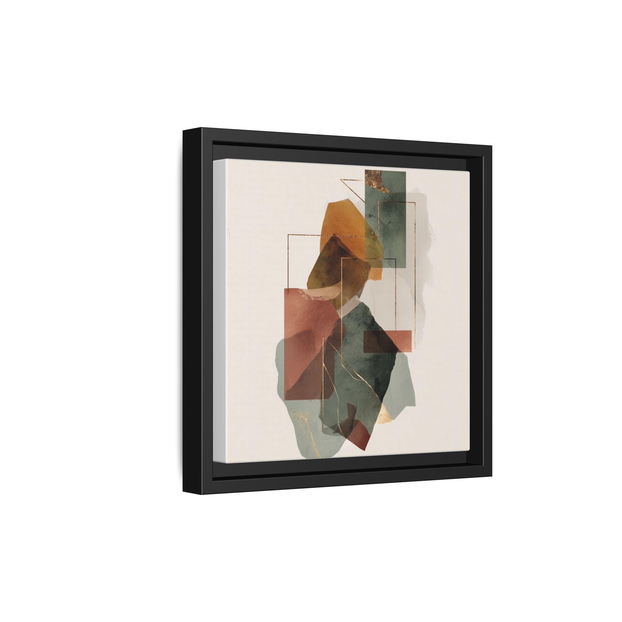 Harmonic Geometries: Architectural Abstraction, Earthy Palette, Minimalist Composition   |   Custom Orders Accepted