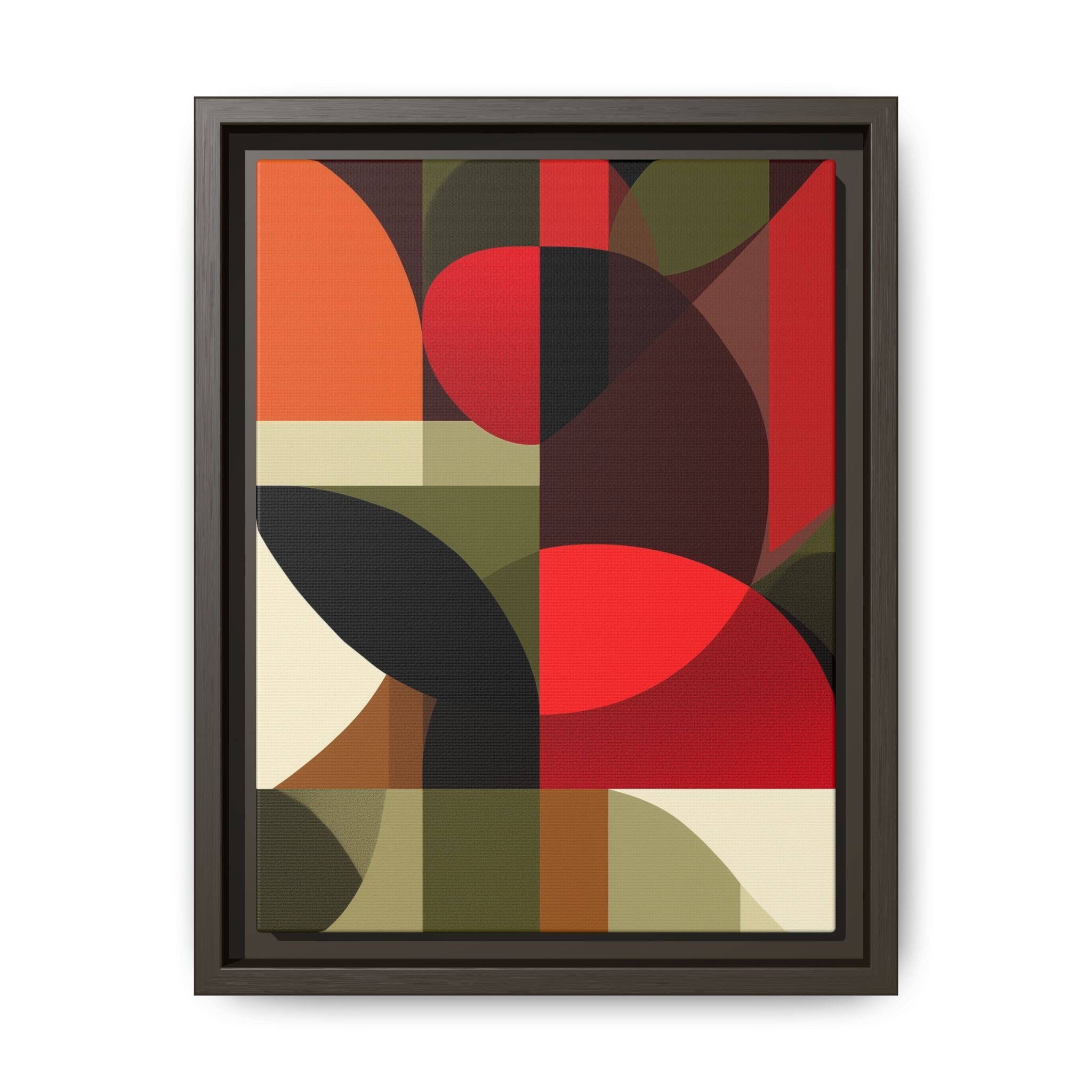 Geometric Fusion: Modern Abstract Composition, Cubist Color Blocks, Architectural Form Harmony   |   Custom Orders Accepted