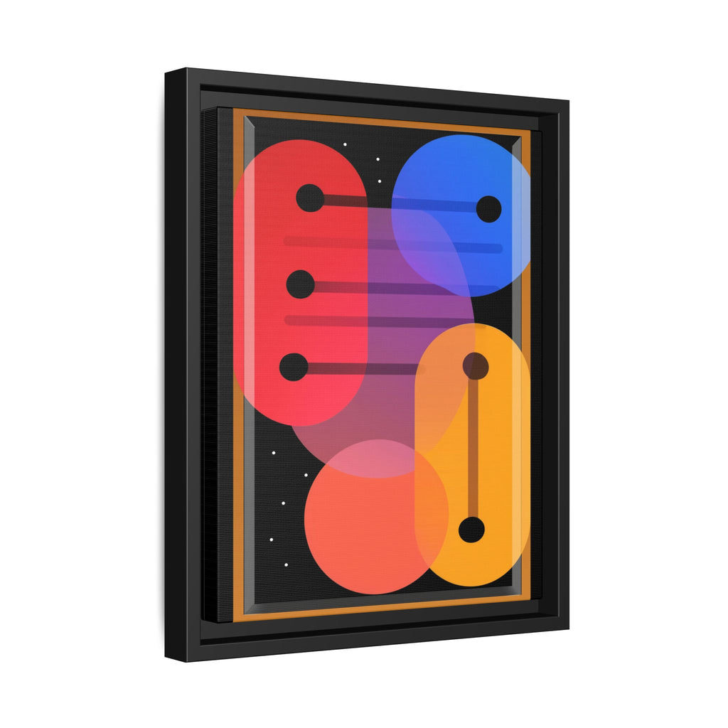 Celestial Geometry: Organic Shapes in Motion, Digital Abstract Composition, Vibrant Color Intersections   |   Custom Orders Accepted