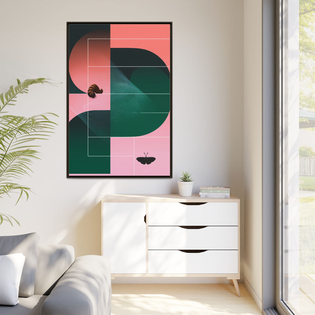 Metamorphosis in Geometric Harmony: Nature's Transformation, Abstract Design Exploration   |    Custom Orders Available