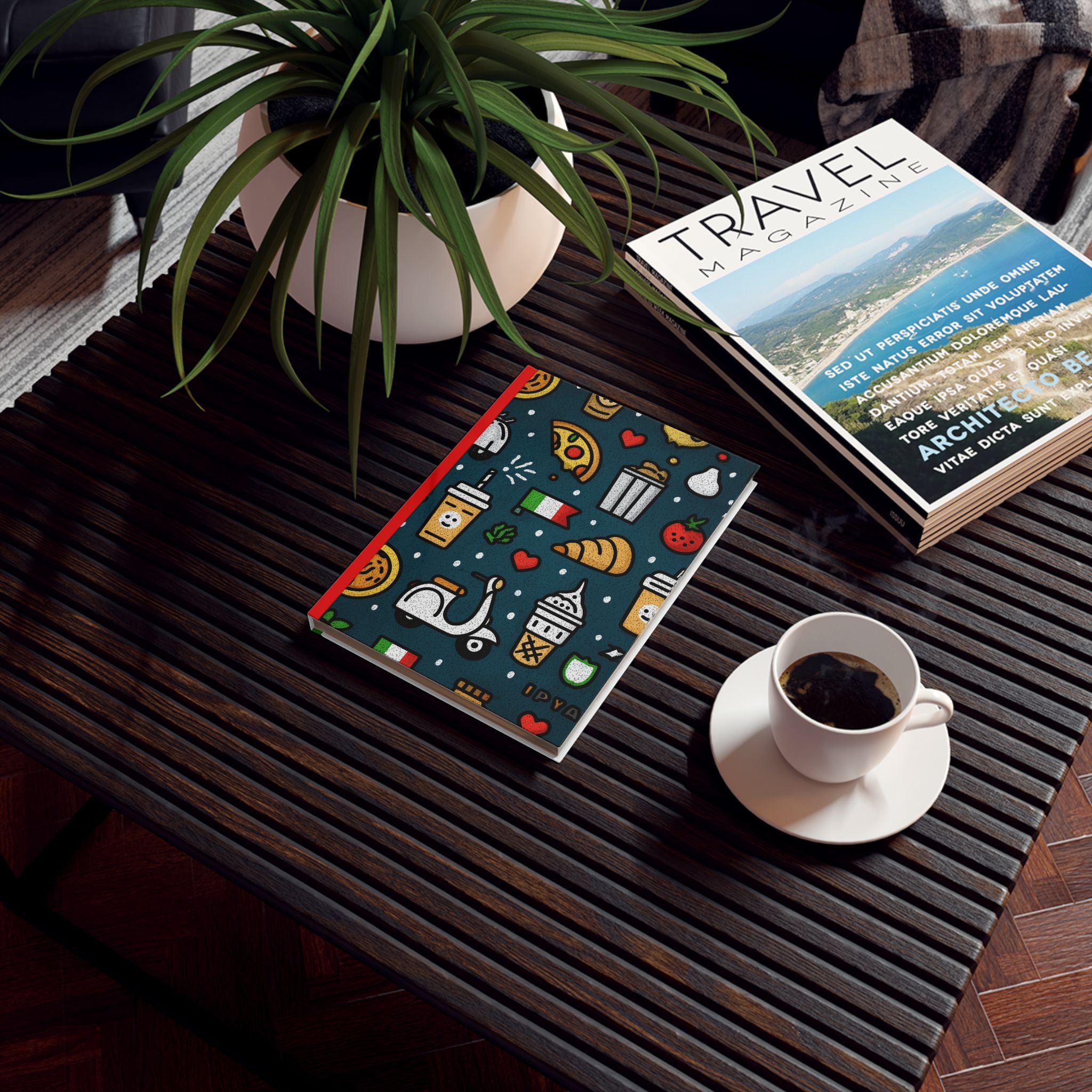 Italian Pixel Paradise: Retro Food Icons, Whimsical Cultural Graphic, Nostalgic Mediterranean Design | Custom Orders Accepted