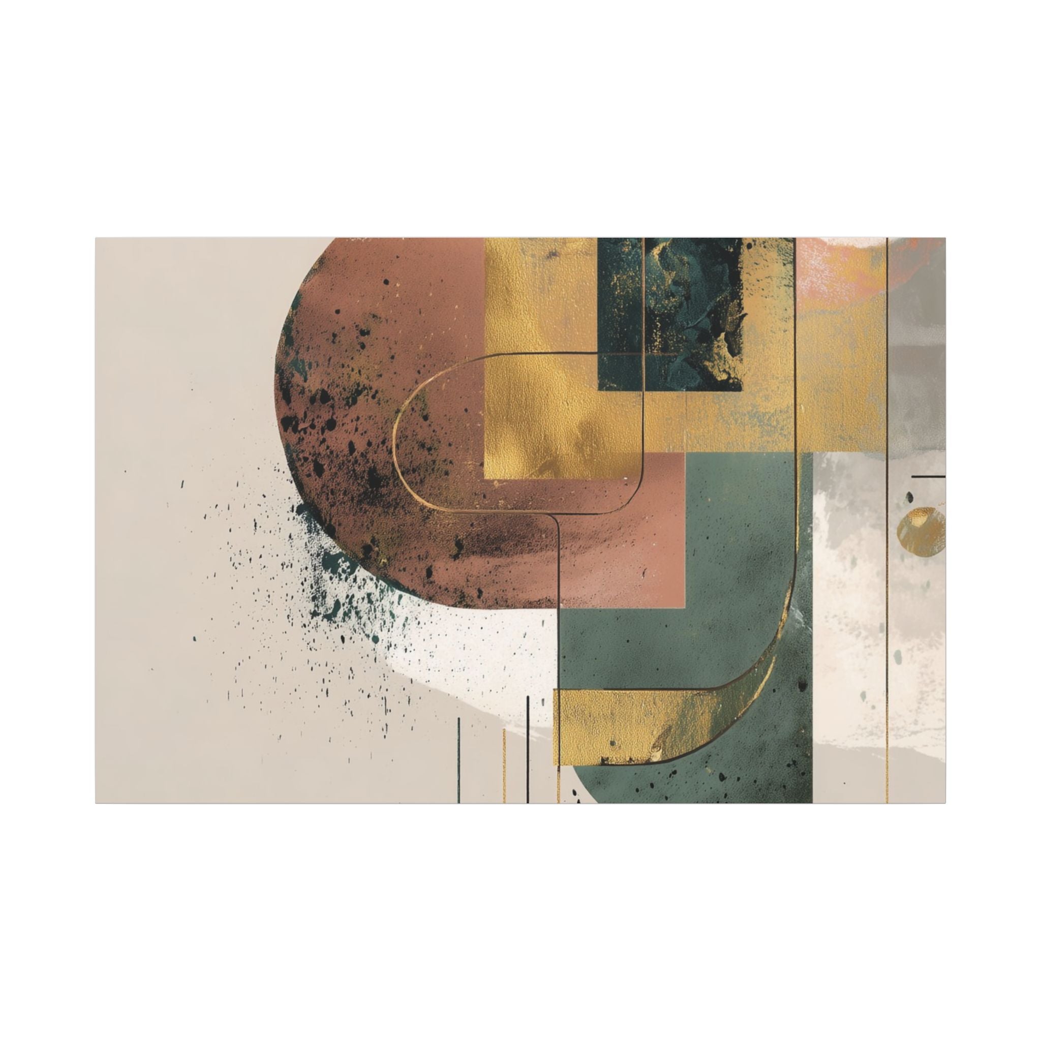 Geometric Harmony: Abstract Composition, Modernist Minimalism, Ethereal Design Layers   |   Custom Orders Accepted