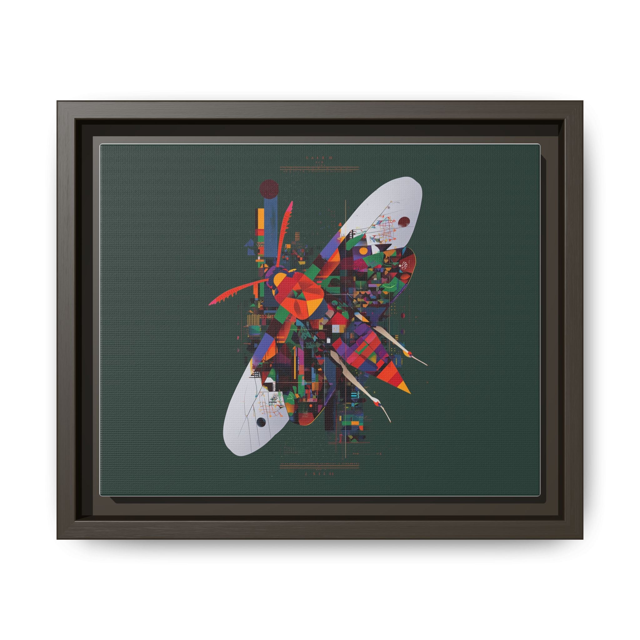 Geometric Butterfly: Digital Abstract Art, Architectural Color Explosion   |    Custom Orders Available