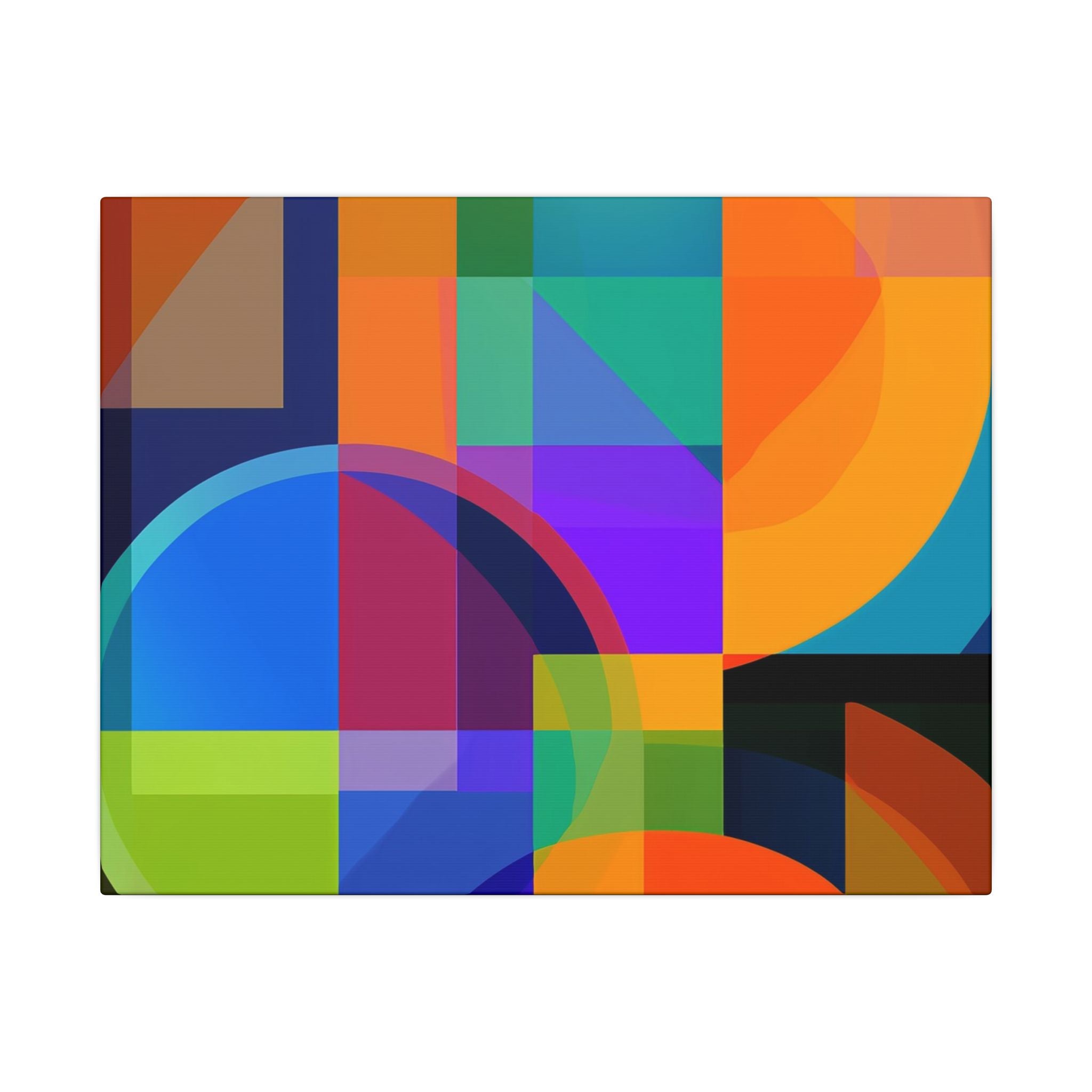 Geometric Intersections: Cubist Color Dynamics, Abstract Constructivist Design, Layered Chromatic Composition   |   Custom Orders Accepted