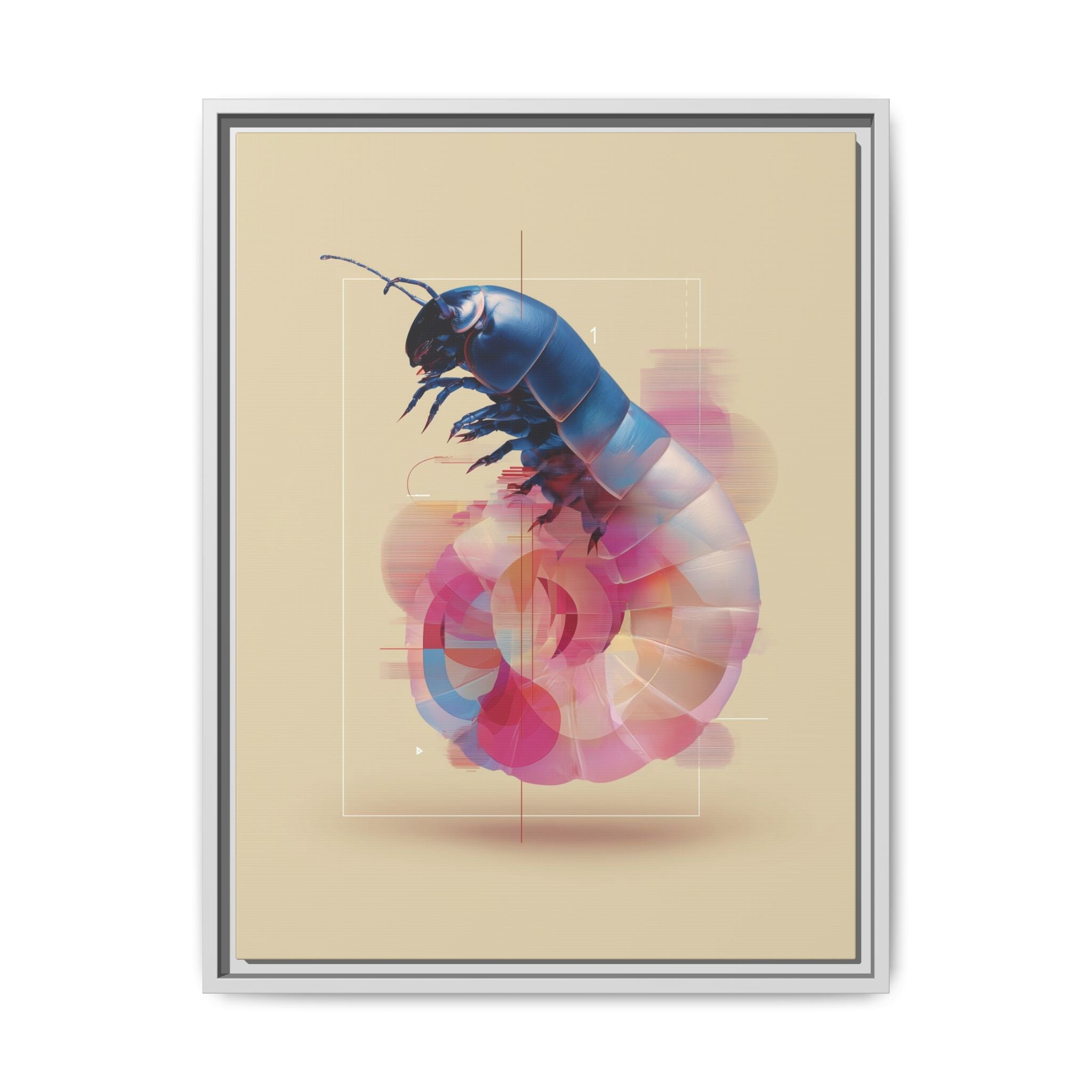 Exoskeleton Cipher: Digital Insect Rendering, Geometric Glitch Art   |    Custom Orders Available