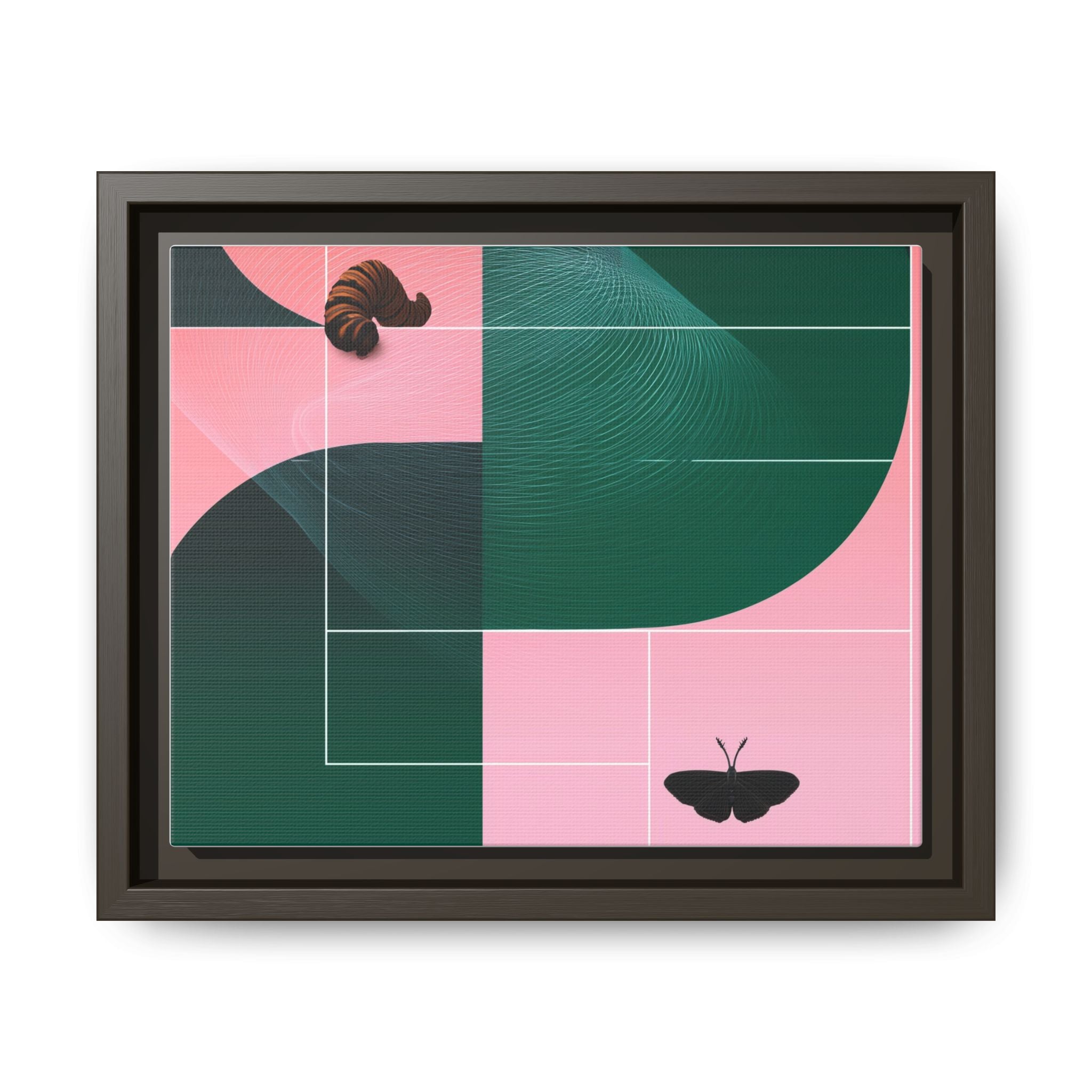 Metamorphosis in Geometric Harmony: Nature's Transformation, Abstract Design Exploration   |    Custom Orders Available