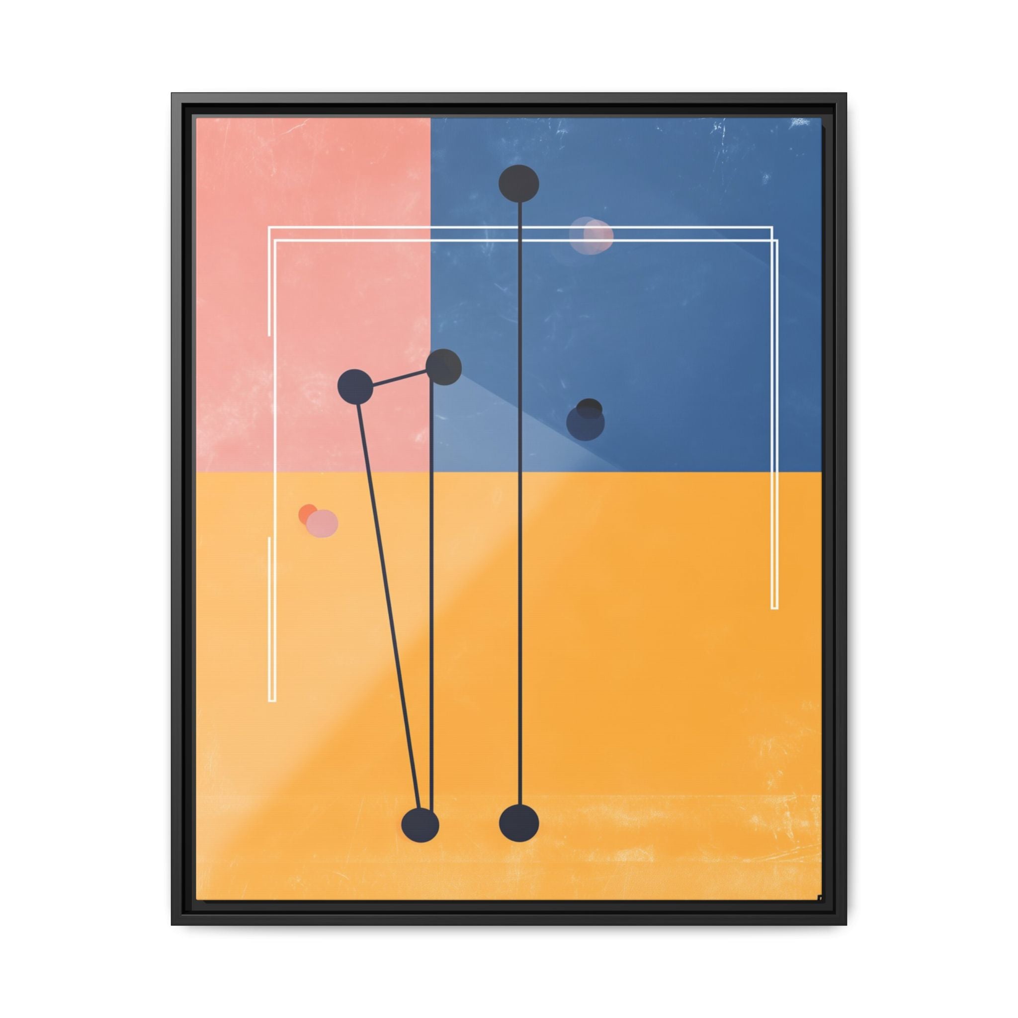 Nexus of Connection: Geometric Abstraction, Modernist Composition, Digital Color Blocks   |   Custom Orders Accepted