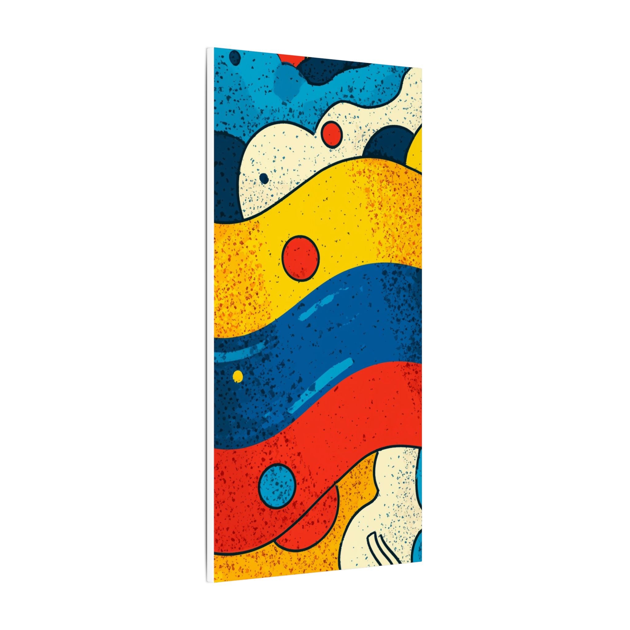 Fluid Dynamics: Retro Abstract Shapes, Mid-Century Modern Motion, Geometric Color Waves   |   Custom Orders Accepted