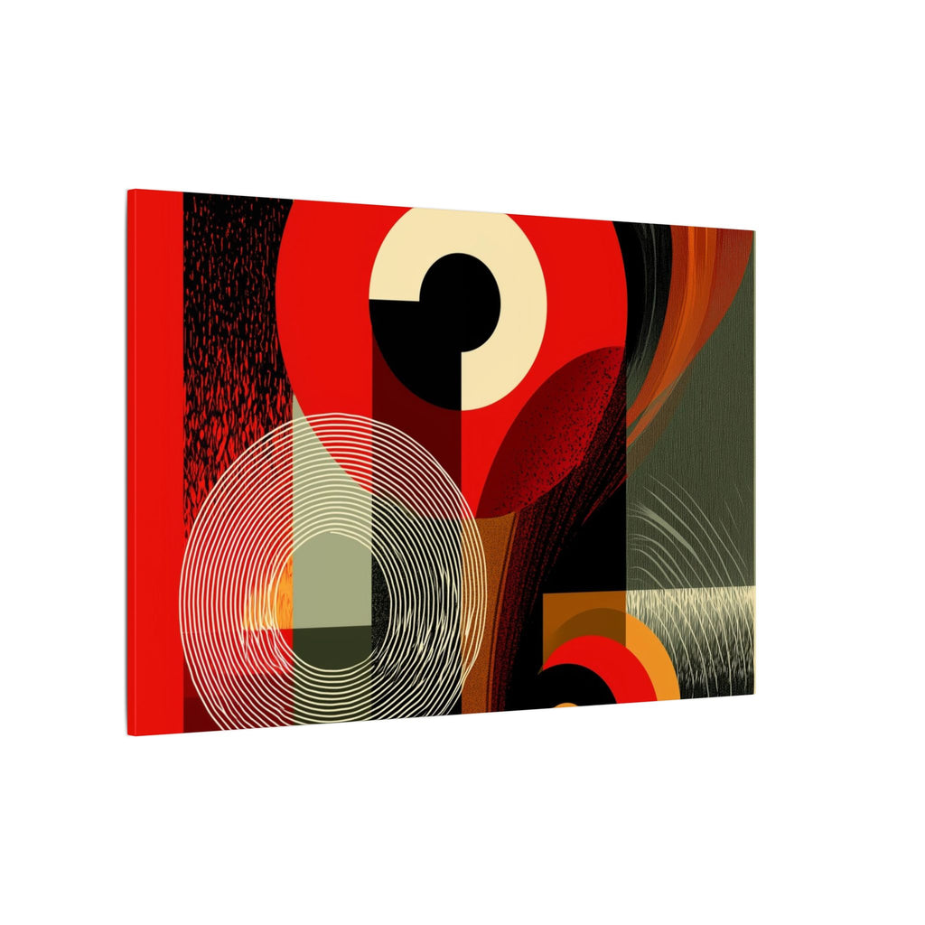 Geometric Convergence: Mid-Century Modern Abstract, Constructivist Design Principles, Bold Chromatic Composition   |   Custom Orders