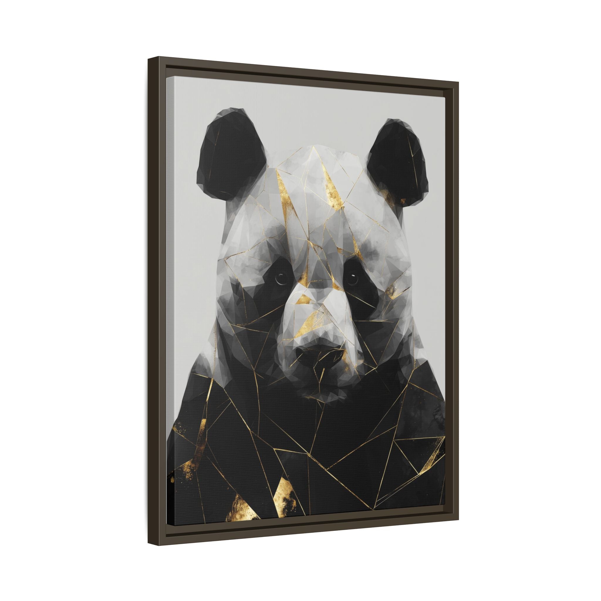 Fractured Panda: Geometric Wildlife Art, Low-Poly Contemporary Portrait   |  Personalized & Custom Orders Available