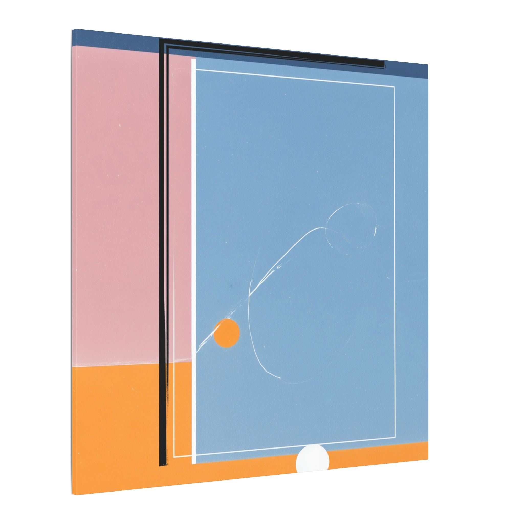 Geometric Harmony: Abstract Minimalist Composition, Modernist Color Fields, Constructivist Design Principles   |   Custom Orders Accepted