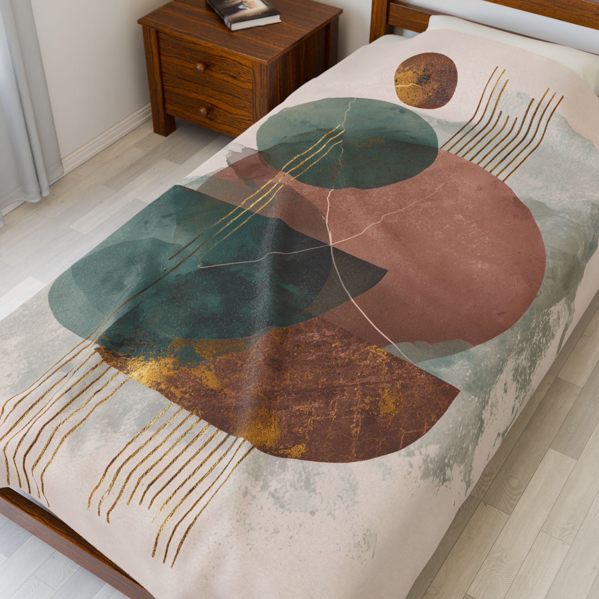 Ethereal Geometries: Translucent Circles in Muted Tones, Modern Abstract Minimalism   |    Custom Orders Available