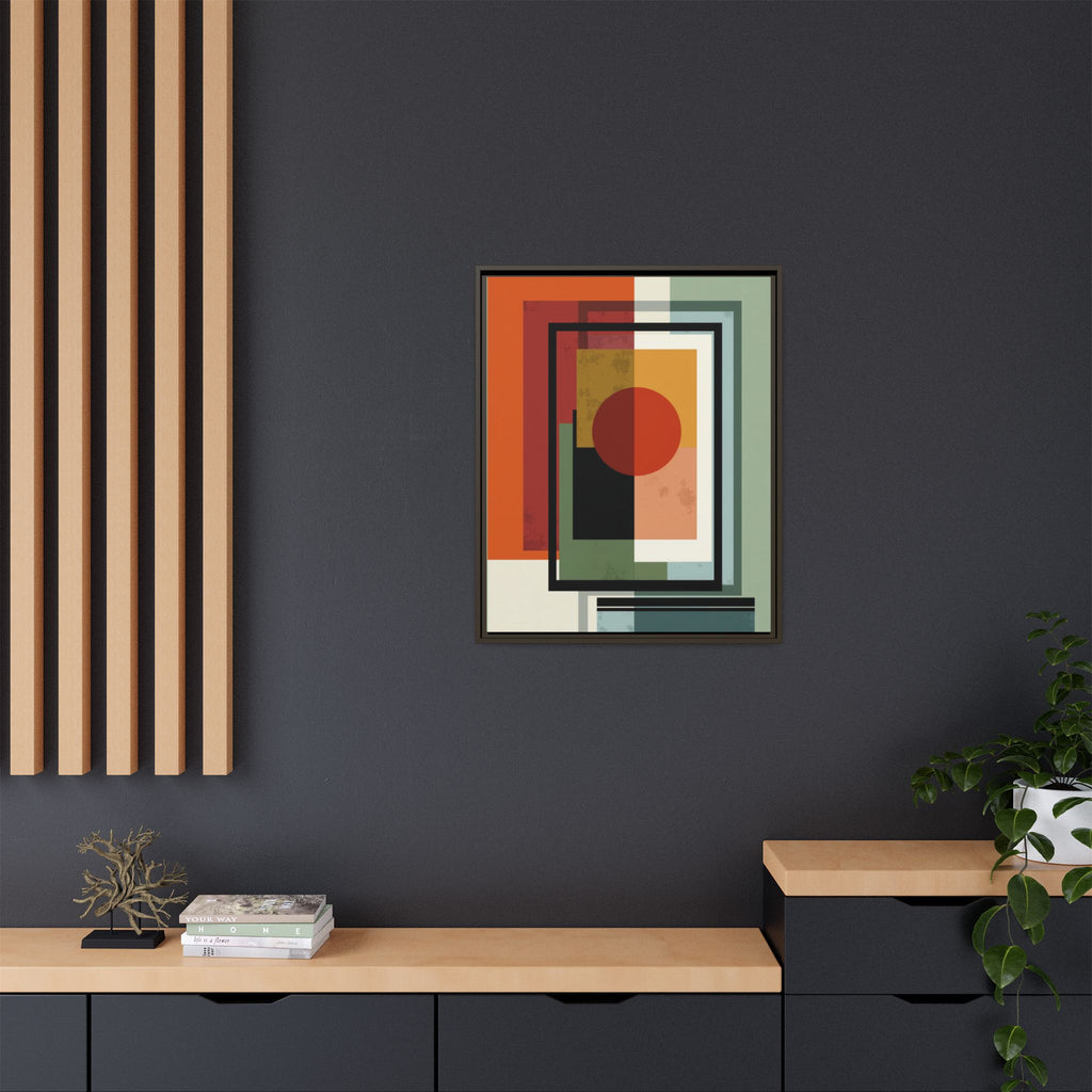 Geometric Harmonies: Mid-Century Modern Composition, Constructivist Inspiration, Abstract Rectangular Interplay   |   Custom Orders Accepted