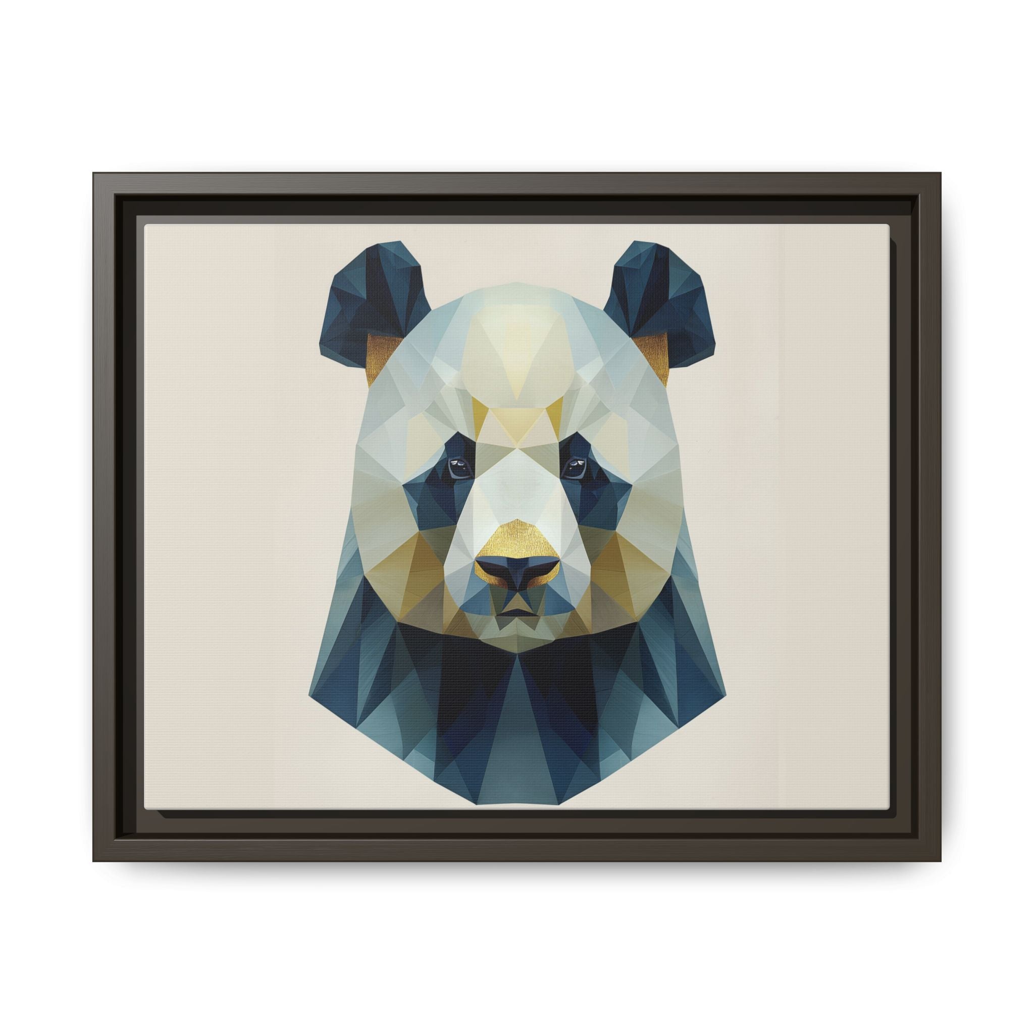 Geometric Panda Prism: Low-Poly Digital Wildlife Art, Minimalist Triangular Design   |  Personalized & Custom Orders Available