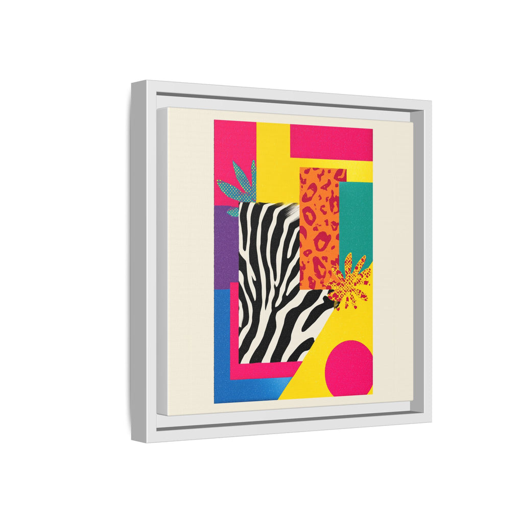 Zebra Stripes & Leopard Spots: 80s Pop Art Design, Memphis Style Graphic, Geometric Color Block Pattern   |   Custom Orders Accepted