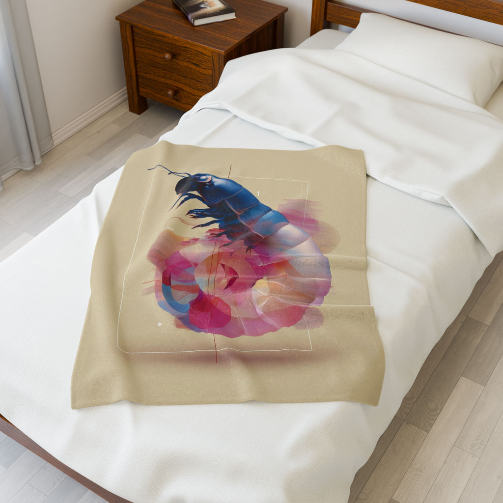 Chromatic Exoskeleton: Digital Beetle Render, Geometric Abstract Composition   |    Custom Orders Available