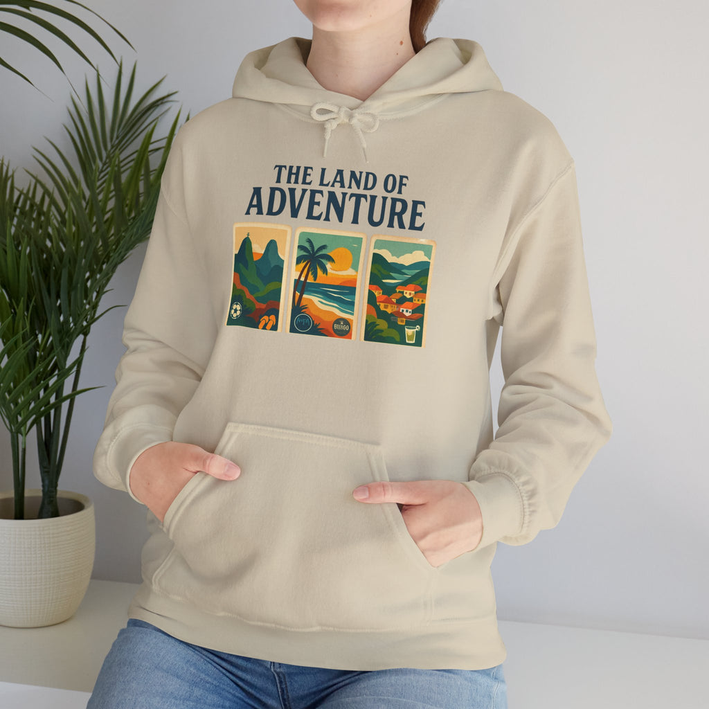Unisex Heavy Blend™ Hooded Sweatshirt - Brazil Graphic Sweatshirt, Brazil, Brazillian, Rio De Janeiro