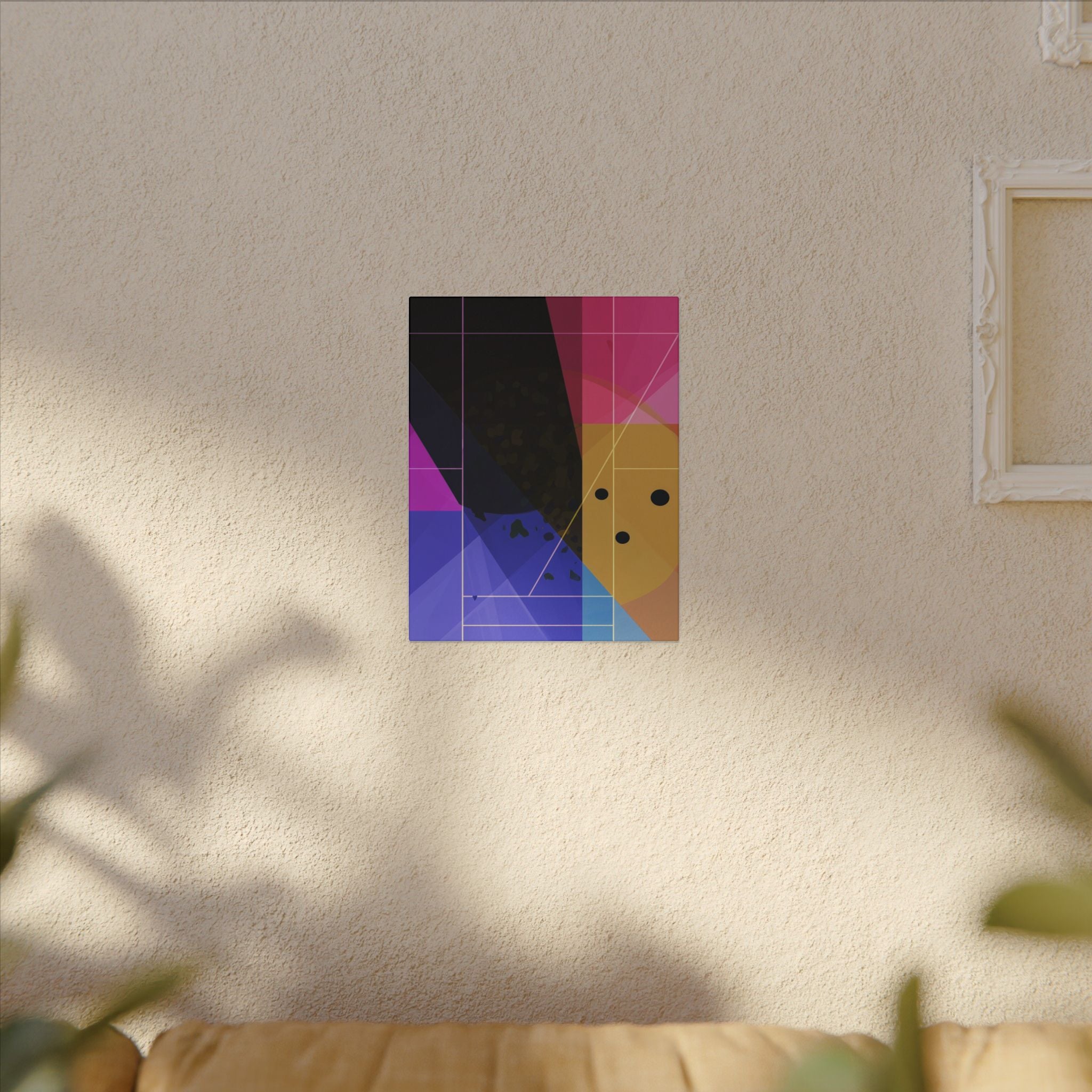 Geometric Intersections: Angular Minimalism, Digital Constructivism, Chromatic Grid Composition   |   Custom Orders Accepted