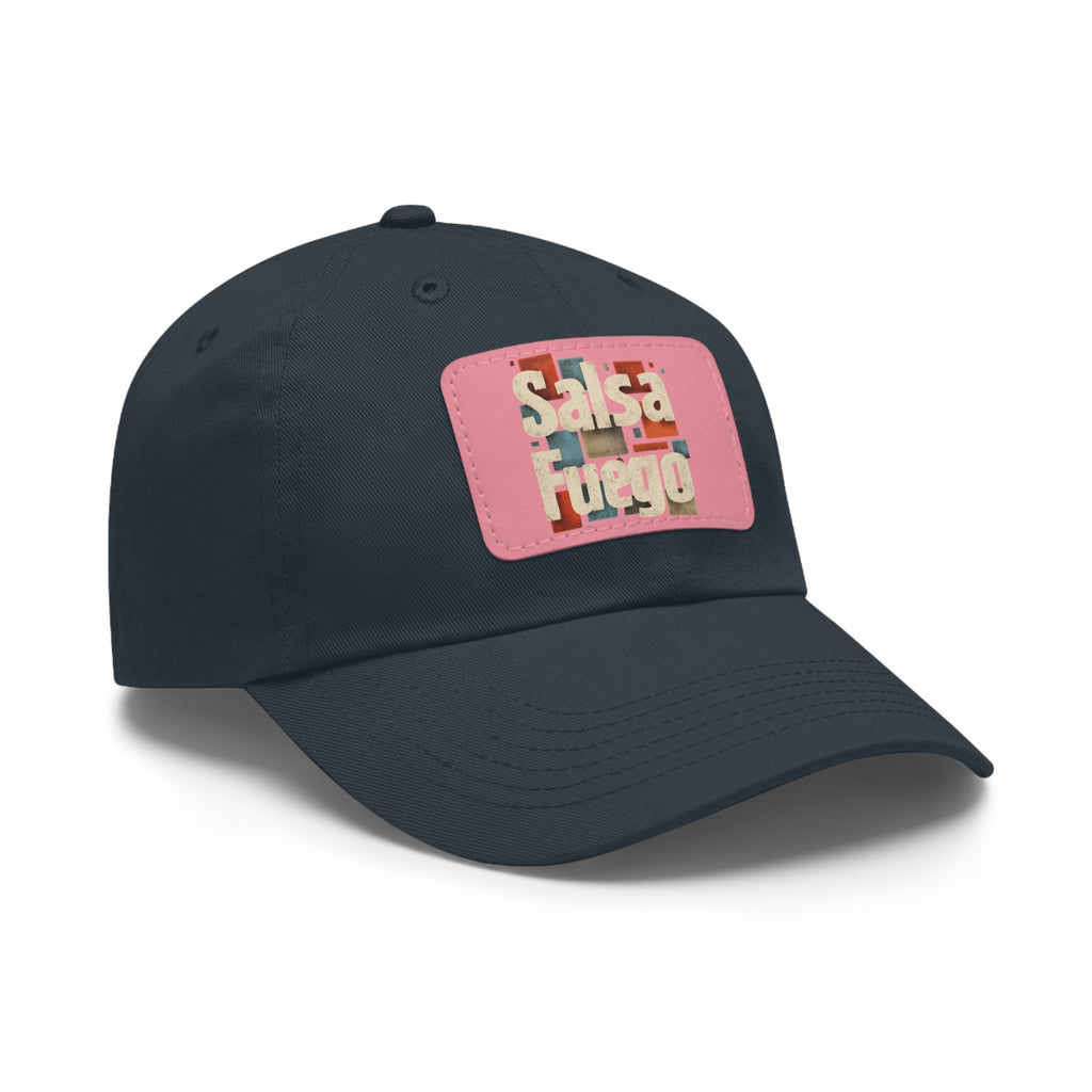 Salsa Fuego Geometric Dad Hat with Leather Patch (Rectangle)