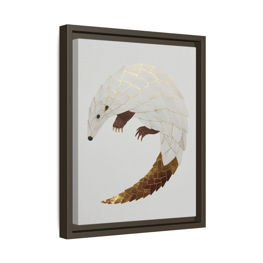 Geometric Hedgehog: Minimalist Wildlife Illustration, Layered Metallic Geometric Art   |    Custom Orders Available