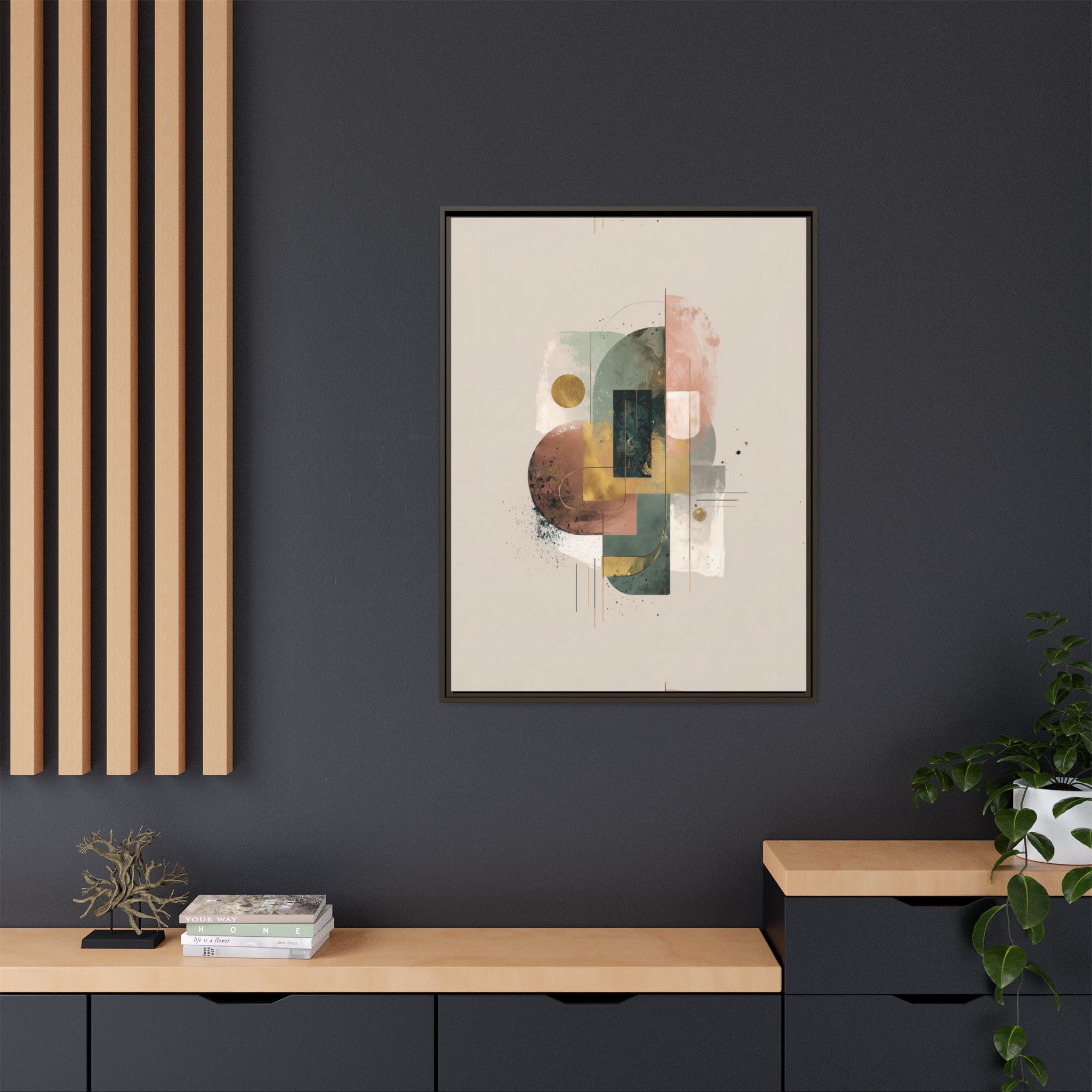 Organic Geometries: Fragmented Forms, Digital Abstract Composition, Layered Minimalist Art   |   Custom Orders Accepted