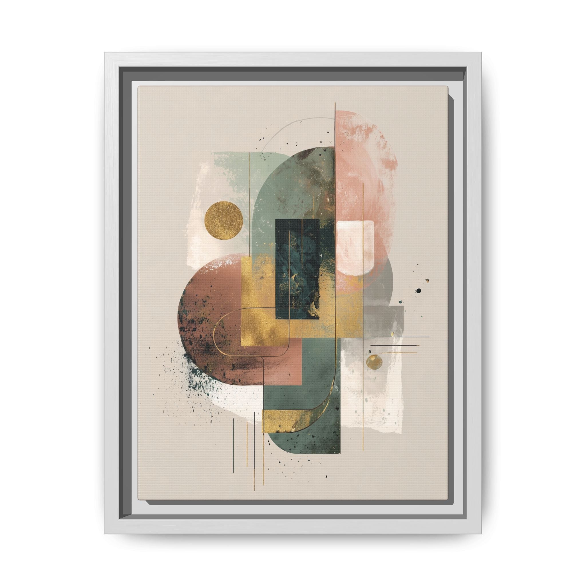 Organic Geometries: Fragmented Forms, Digital Abstract Composition, Layered Minimalist Art   |   Custom Orders Accepted