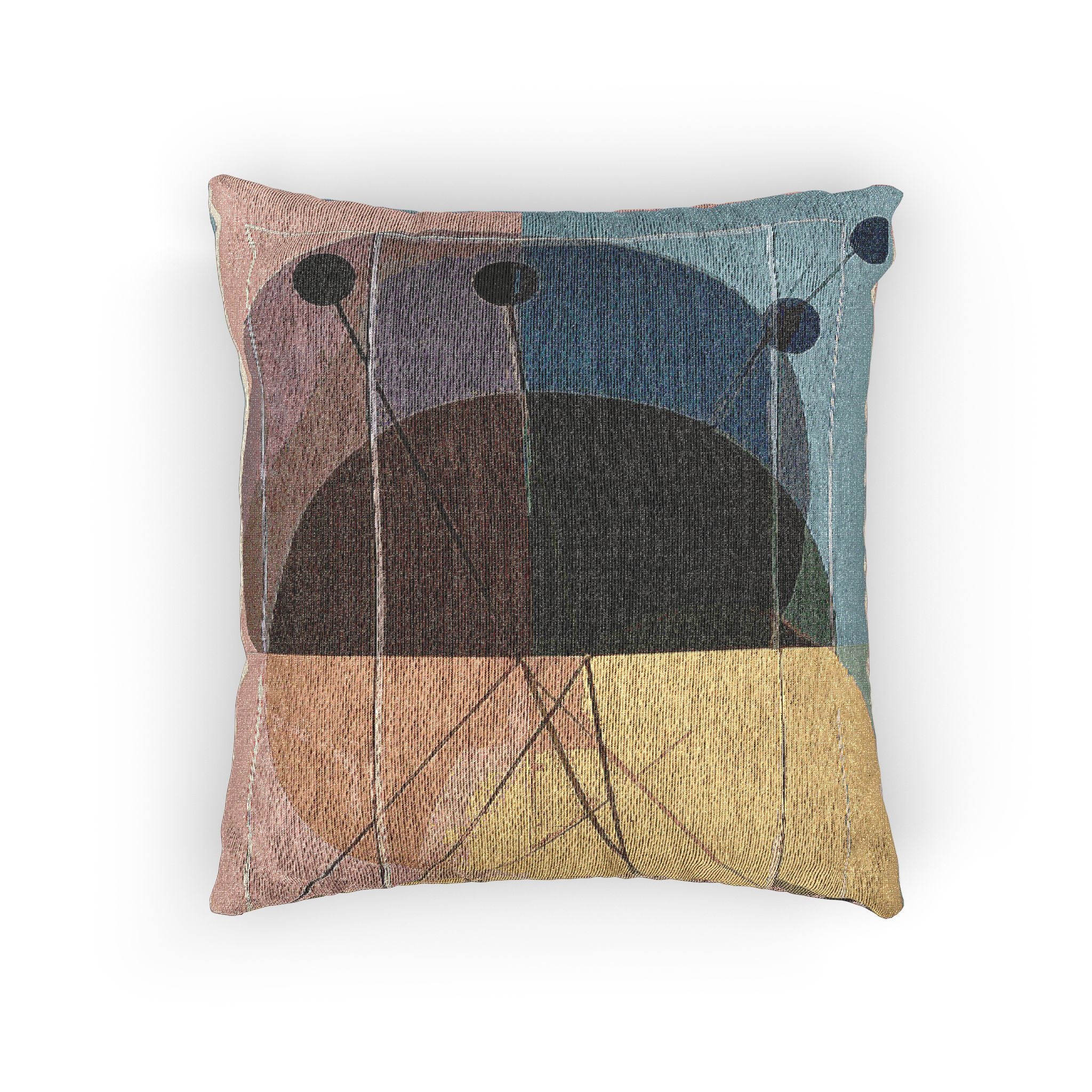 Prismatic Intersections: Geometric Pastel Abstraction, Mid-Century Modern Design   |    Custom Orders Available