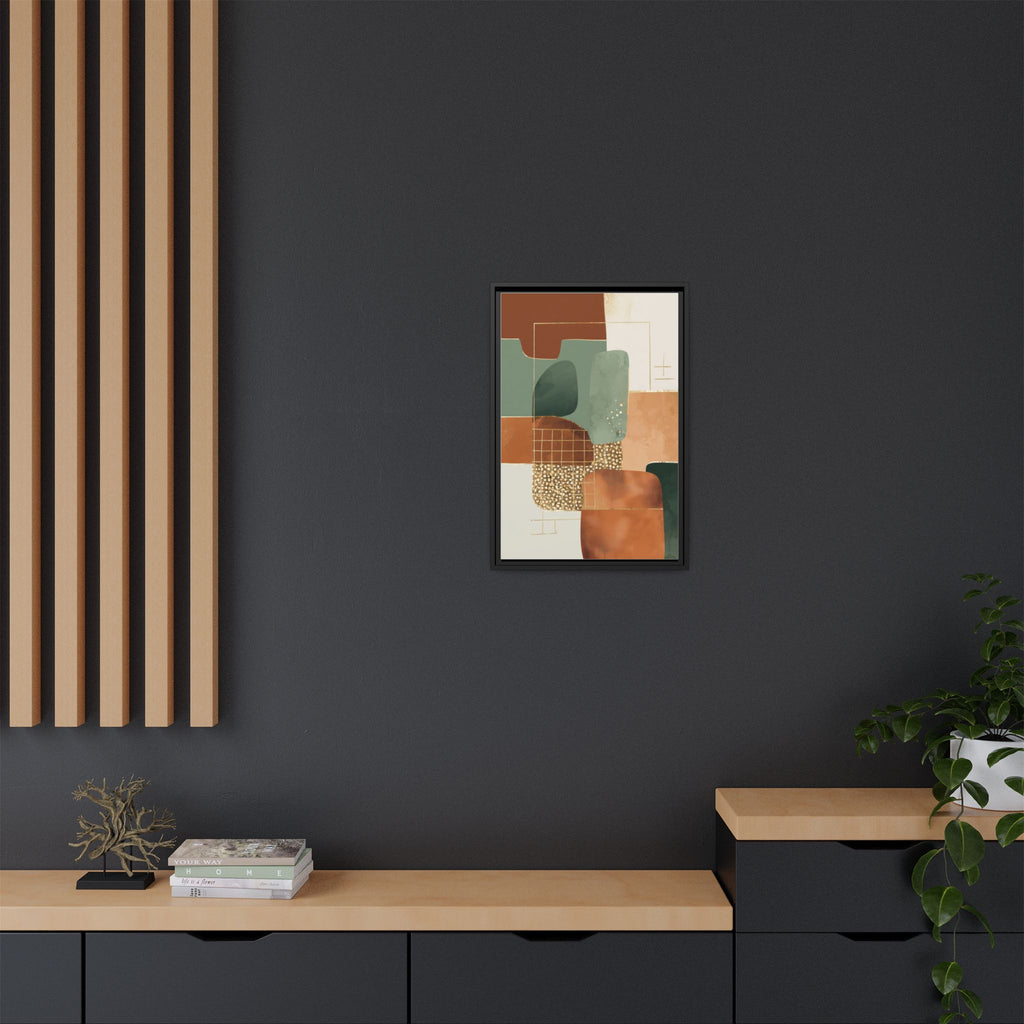 Geometric Harmony: Abstract Minimalist Art, Mid-Century Modern Design, Organic Shapes Composition   |   Custom Orders Accepted