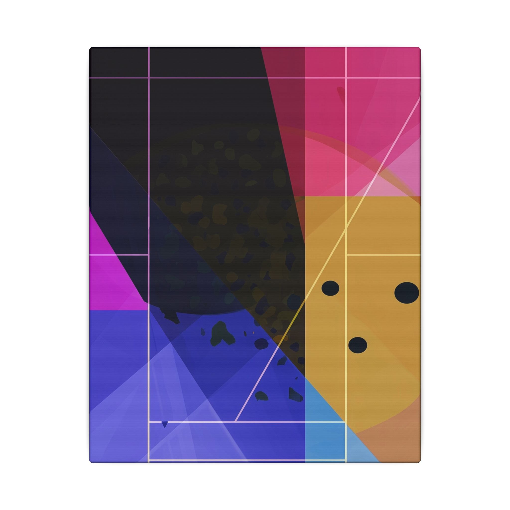 Geometric Intersections: Angular Minimalism, Digital Constructivism, Chromatic Grid Composition   |   Custom Orders Accepted