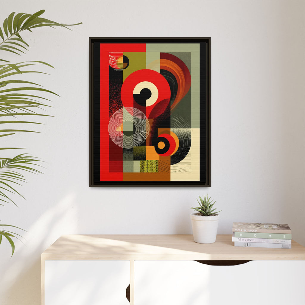 Chromatic Geometrics: Abstract Constructivist Composition, Modernist Color Blocking, Layered Circular Forms   |   Custom Orders Accepted