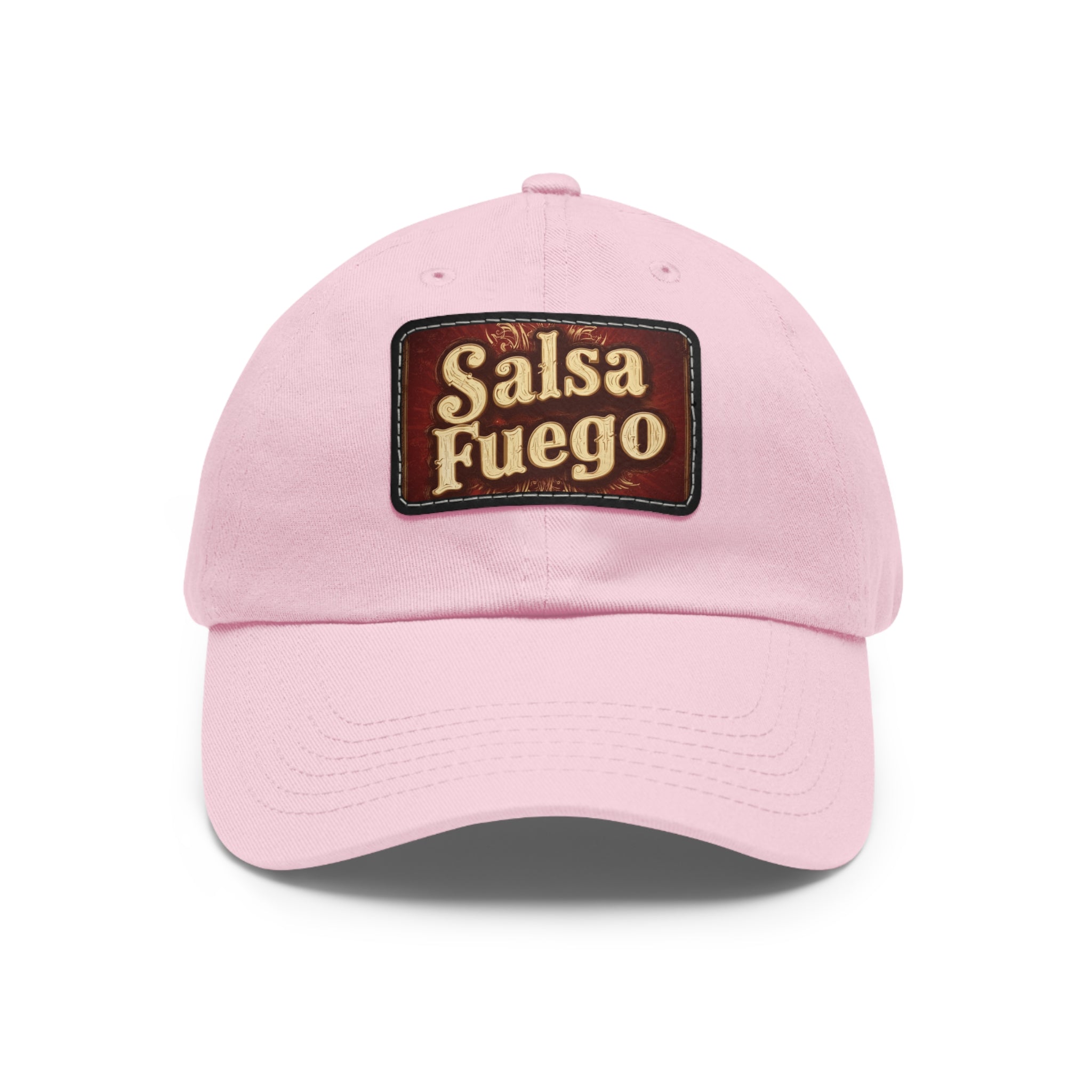 Salsa Fuego Dad Hat with Leather Patch (Rectangle)