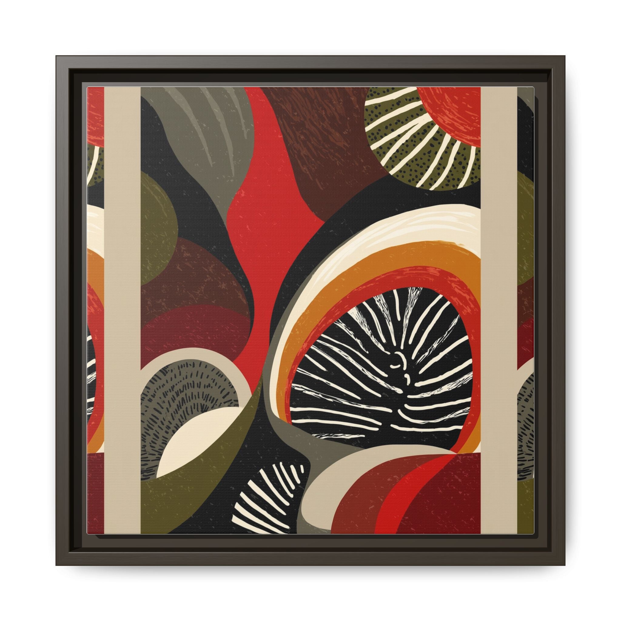Geometric Rhythm: Abstract Composition, Mid-Century Modern Art, Radial Design Inspiration   |   Custom Orders Accepted