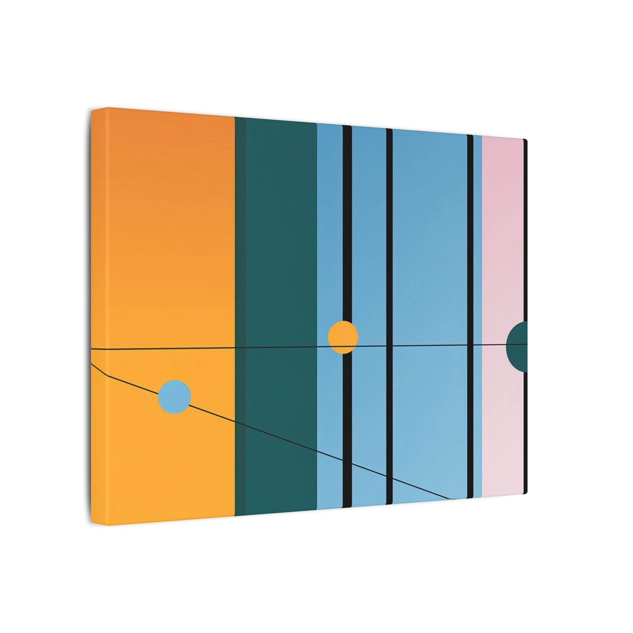 Geometric Networks: Constructivist Color Planes, Intersectional Design, Minimalist Spatial Composition   |   Custom Orders Accepted