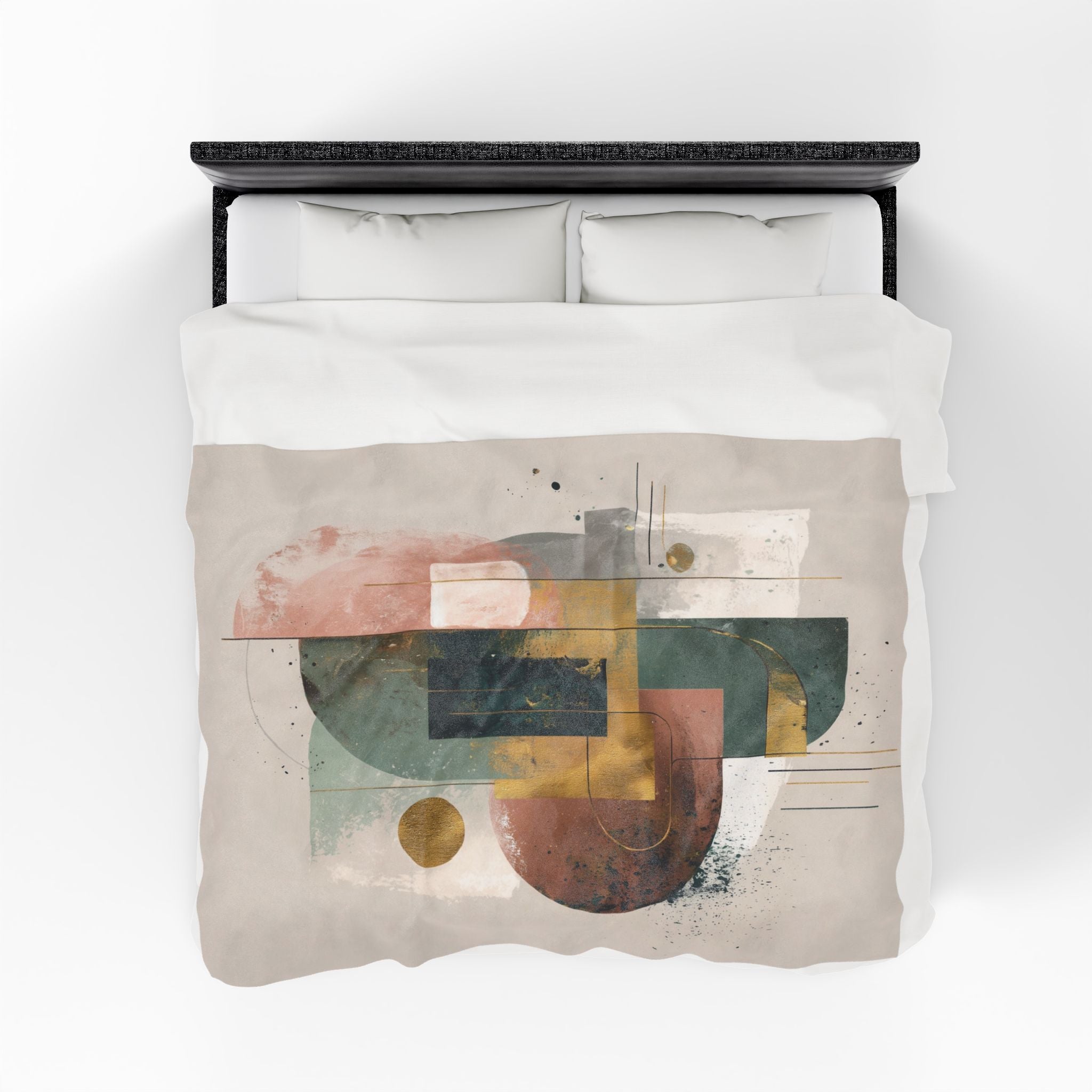 Ethereal Geometries: Pastel Minimalism, Mid-Century Modern Abstract   |    Custom Orders Available