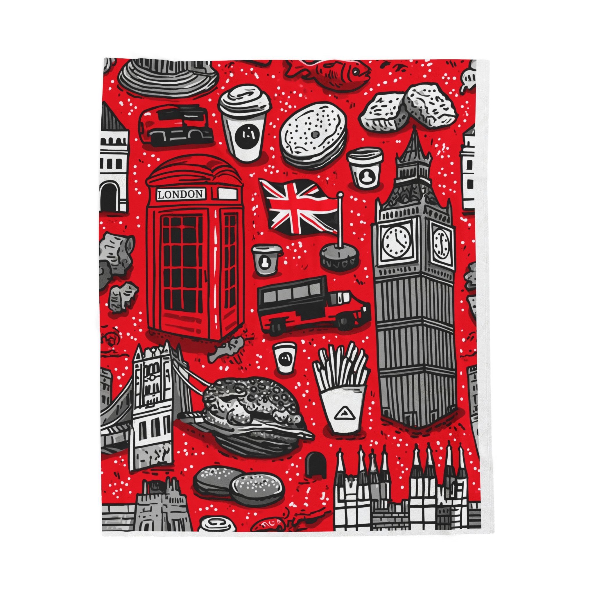 London Pulse: British Icons Collage, Graphic Urban Design   |   Custom Orders Accepted