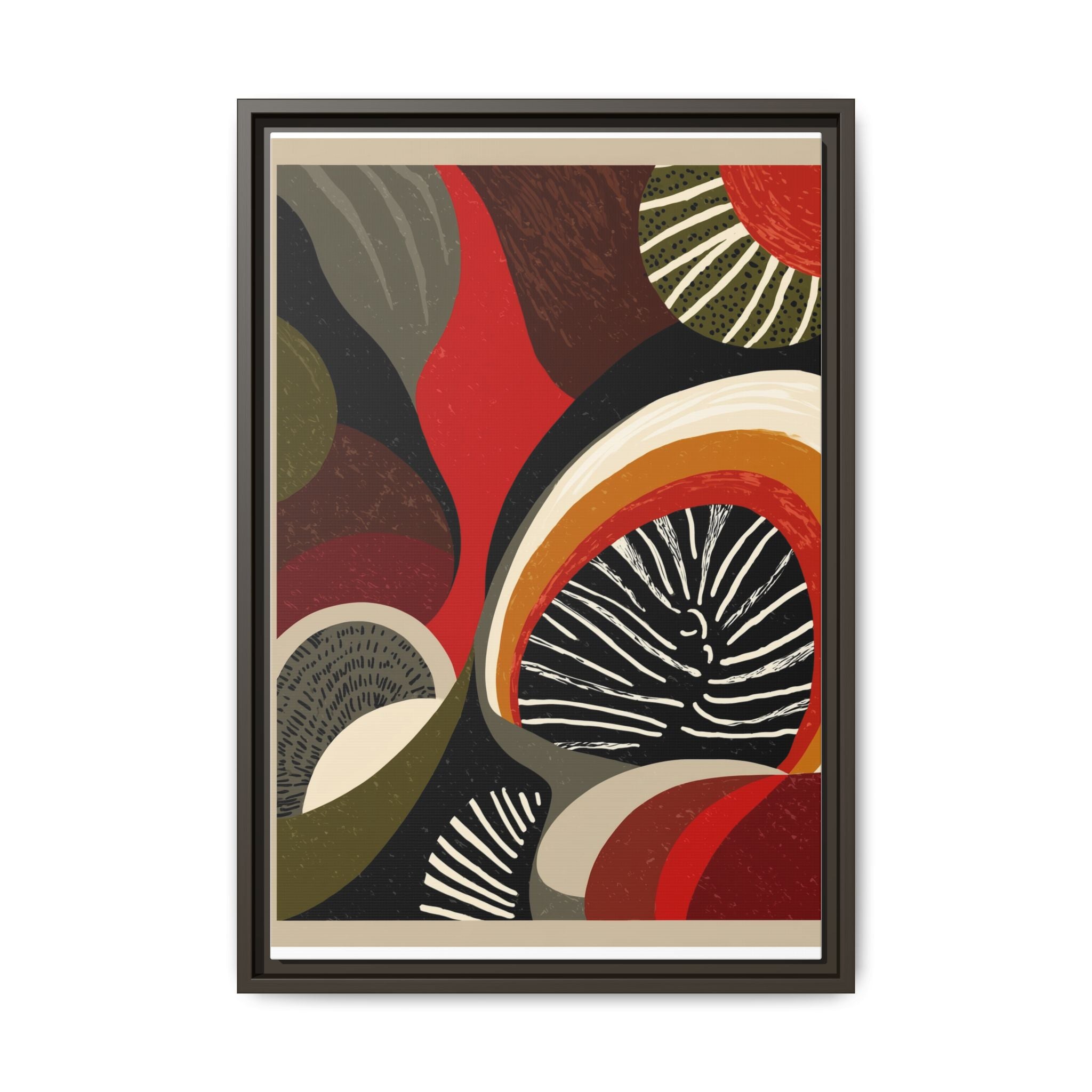 Geometric Rhythm: Abstract Composition, Mid-Century Modern Art, Radial Design Inspiration   |   Custom Orders Accepted