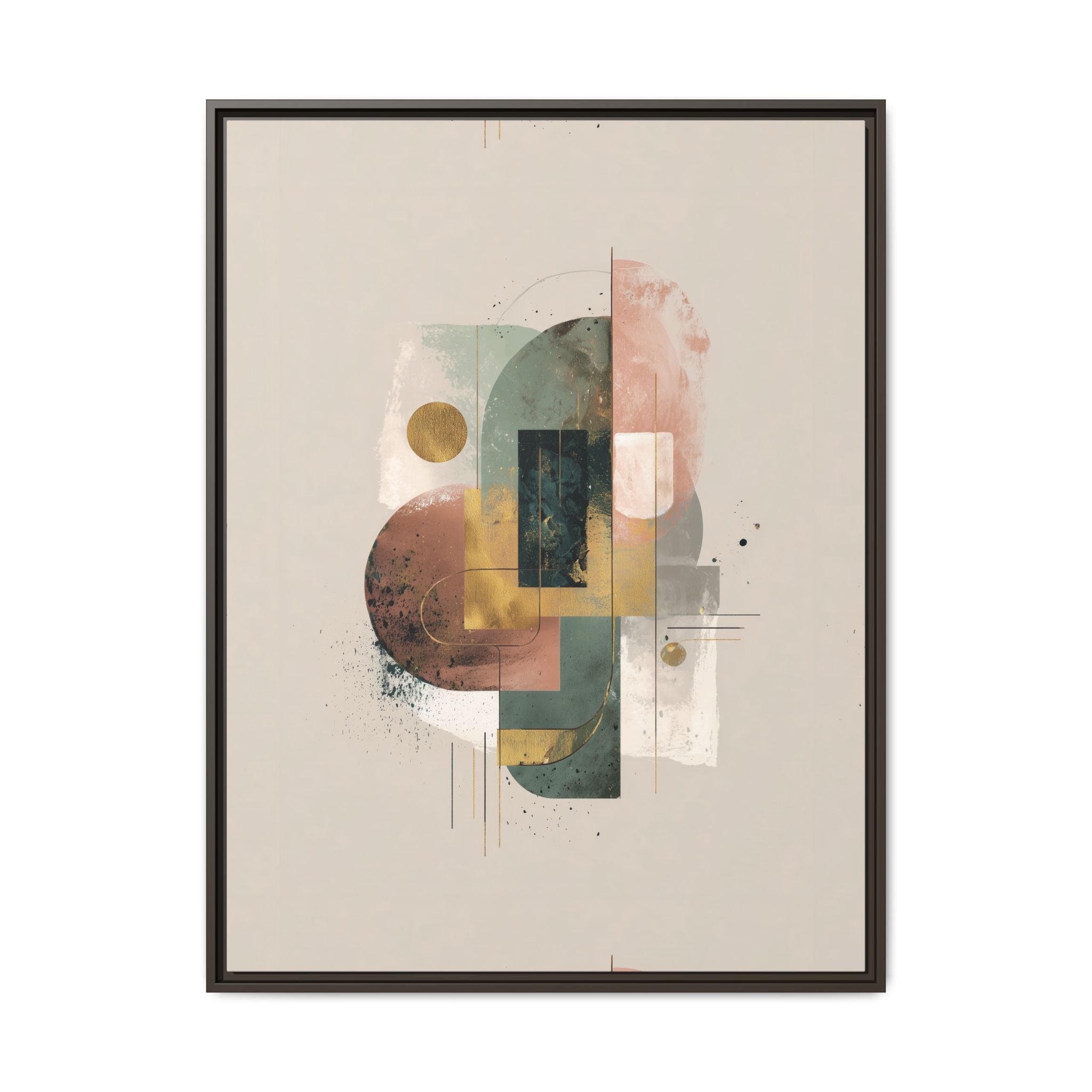 Organic Geometries: Fragmented Forms, Digital Abstract Composition, Layered Minimalist Art   |   Custom Orders Accepted