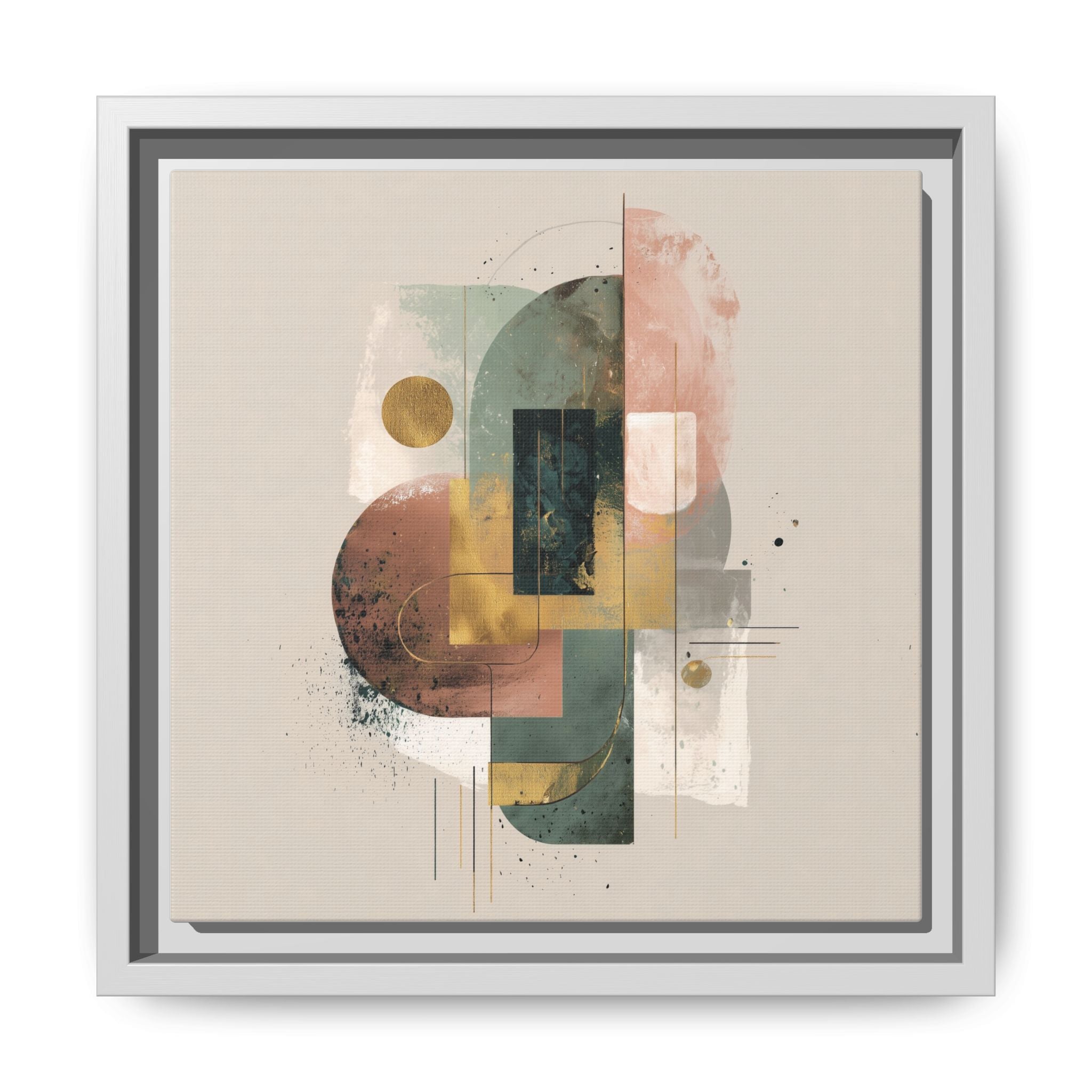 Organic Geometries: Fragmented Forms, Digital Abstract Composition, Layered Minimalist Art   |   Custom Orders Accepted