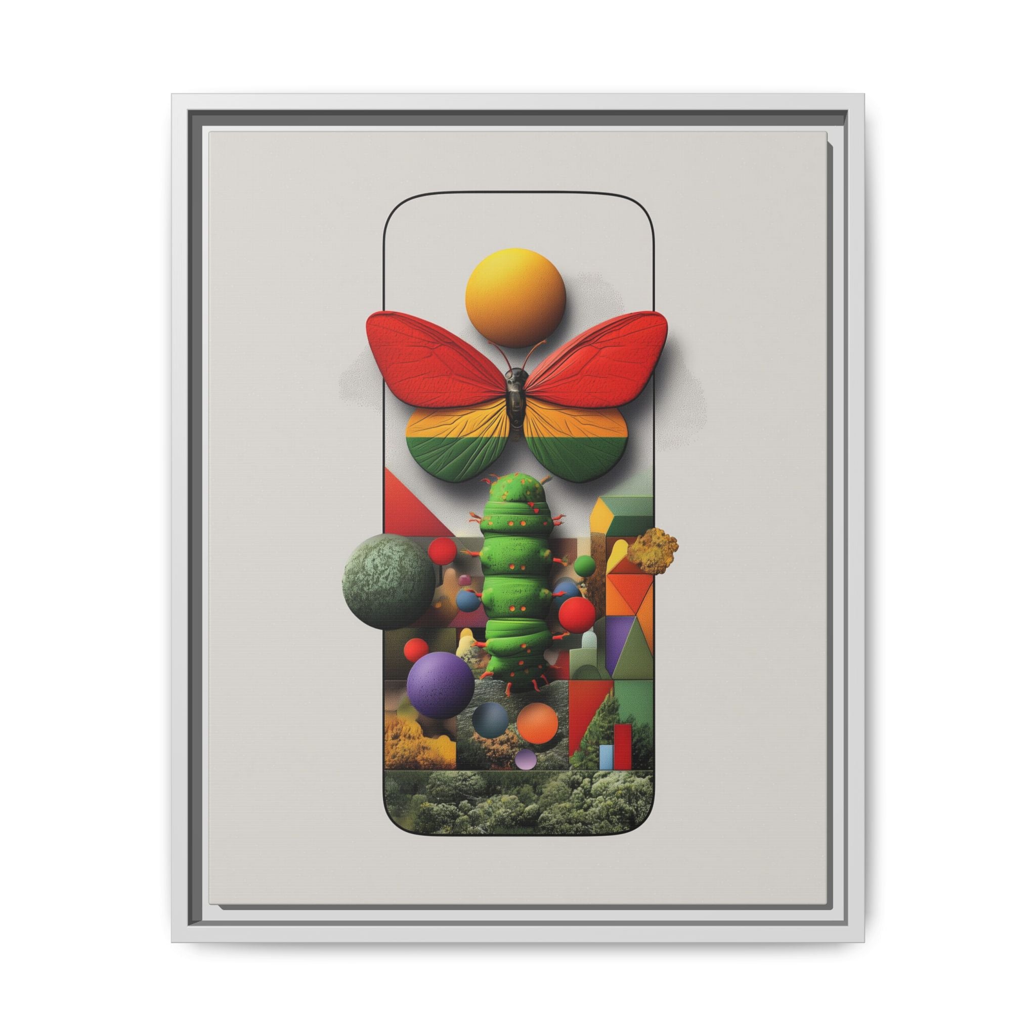 Digital Metamorphosis: Cybernetic Butterfly Realm, Surreal Tech Nature Composition   |    Custom Orders Available