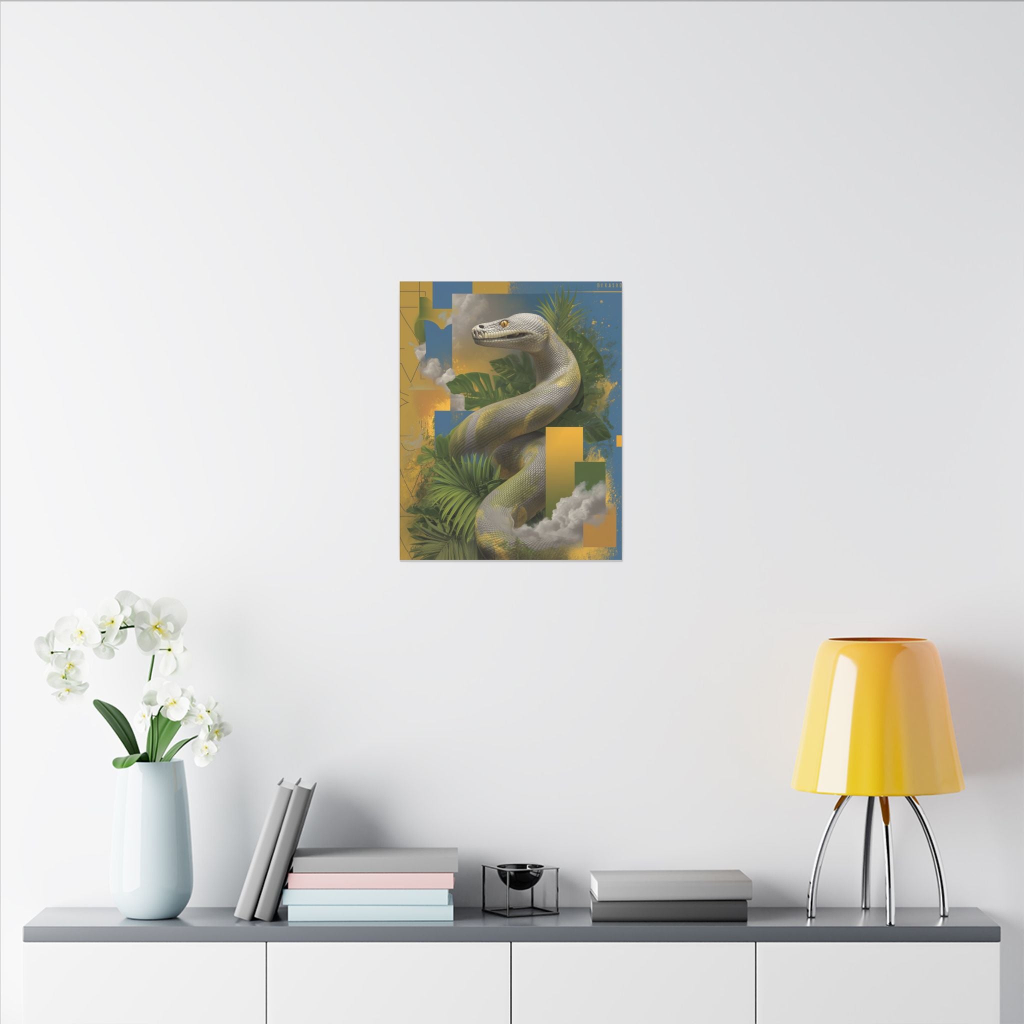 Serpent Geometry: Tropical Scales in Digital Art, Surreal Nature Composition   |    Custom Orders Available