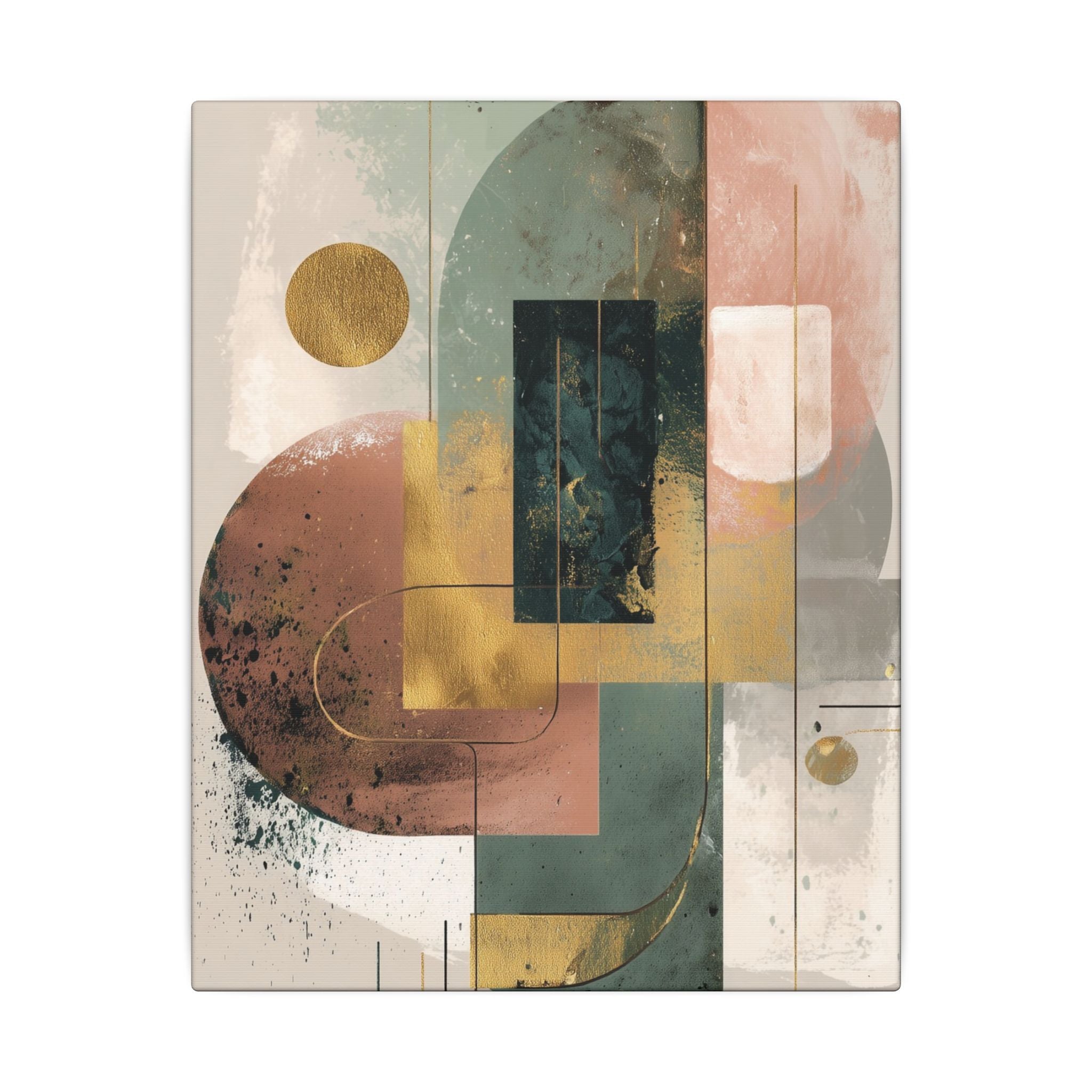 Geometric Harmony: Abstract Composition, Modernist Minimalism, Ethereal Design Layers   |   Custom Orders Accepted